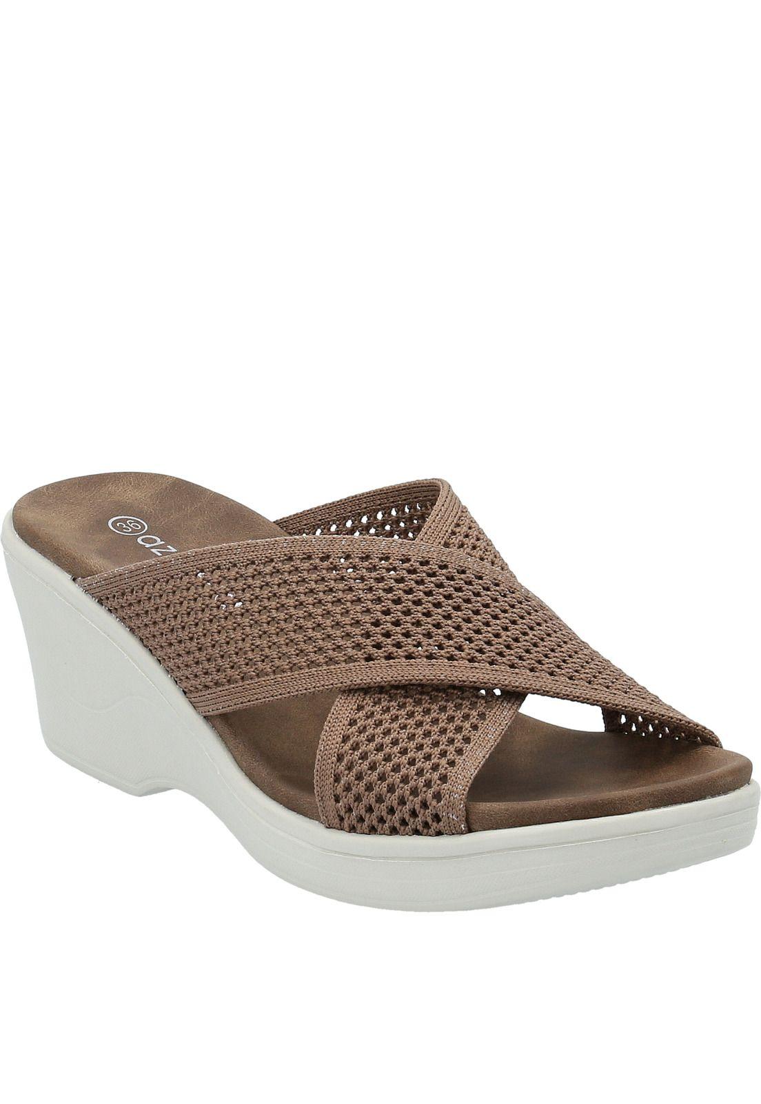 Sandalia Mujer Gluck Taupe-0