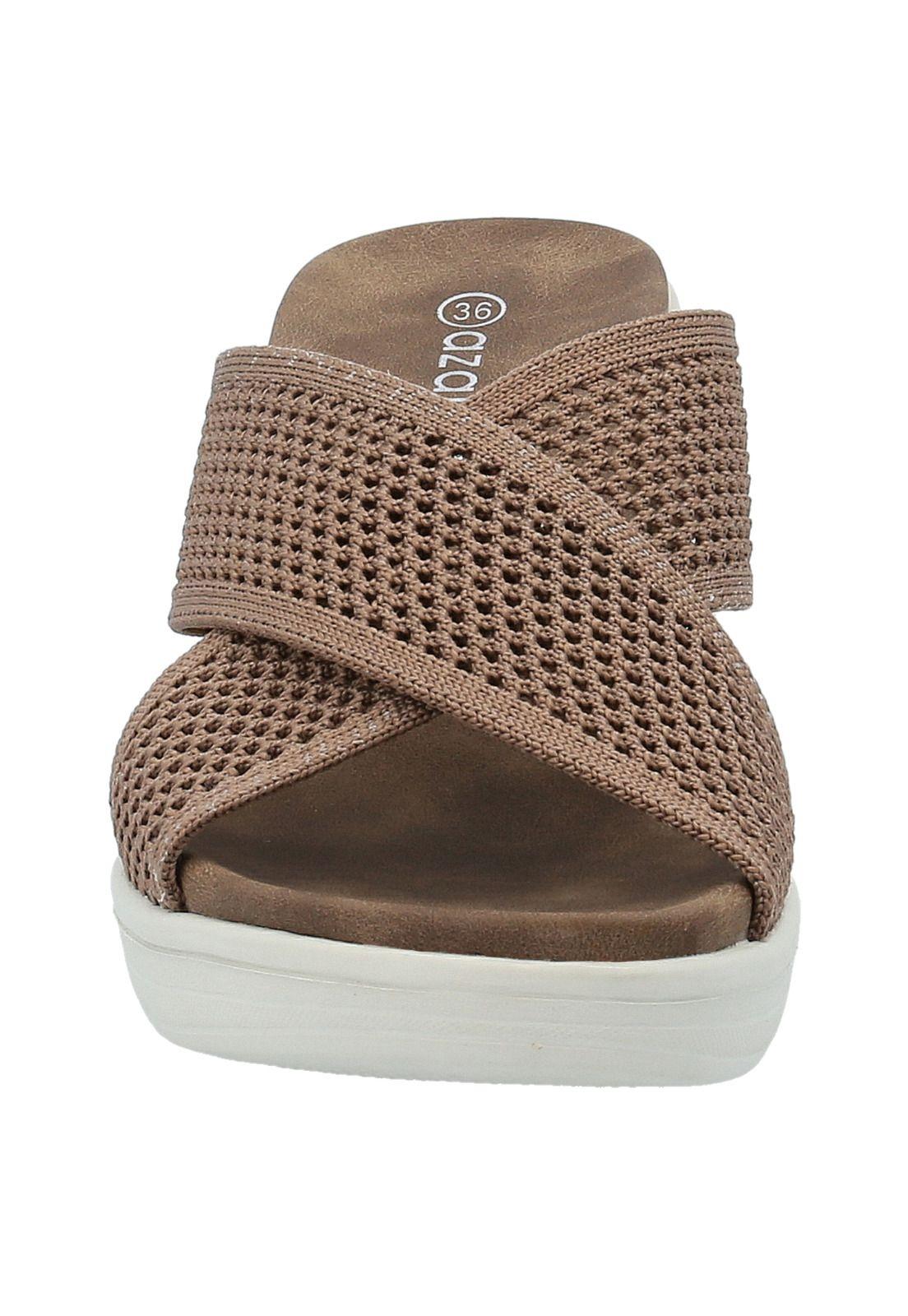 Sandalia Mujer Gluck Taupe-2