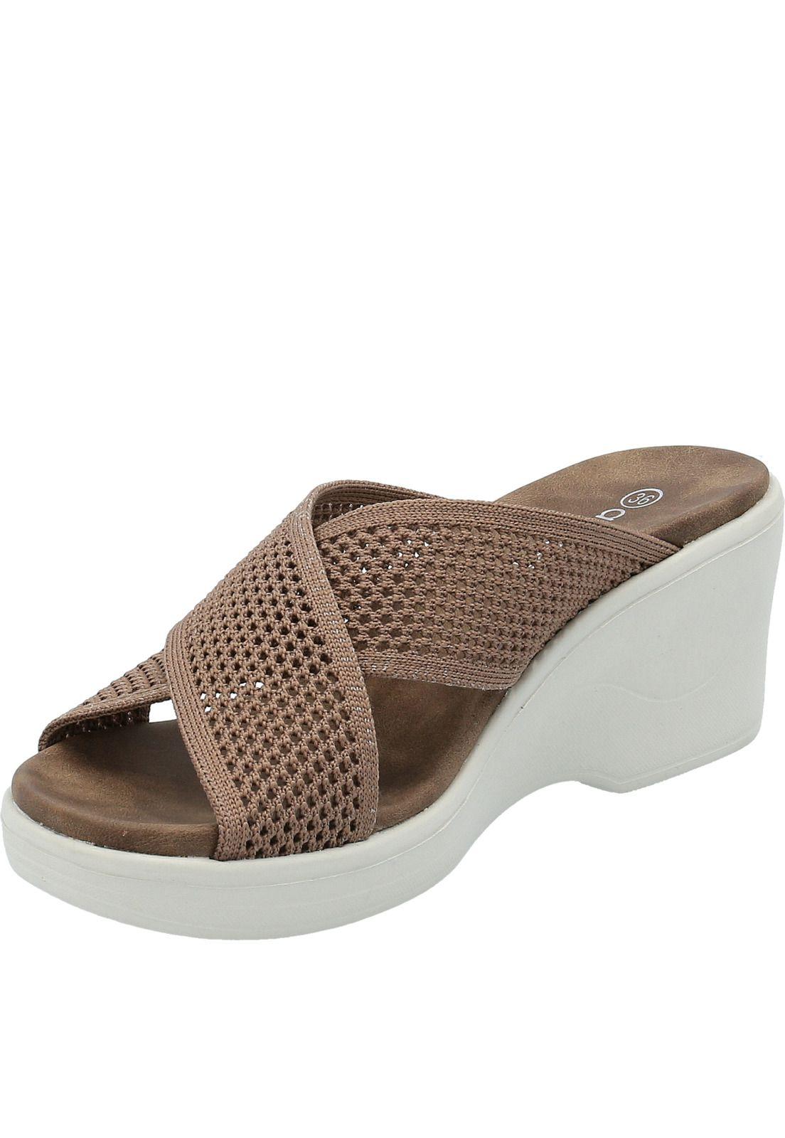 Sandalia Mujer Gluck Taupe-3