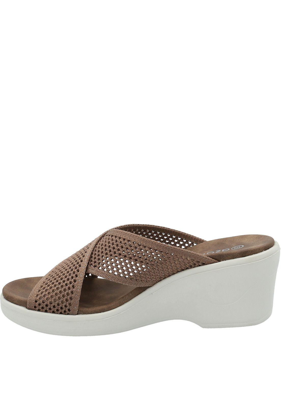 Sandalia Mujer Gluck Taupe-4