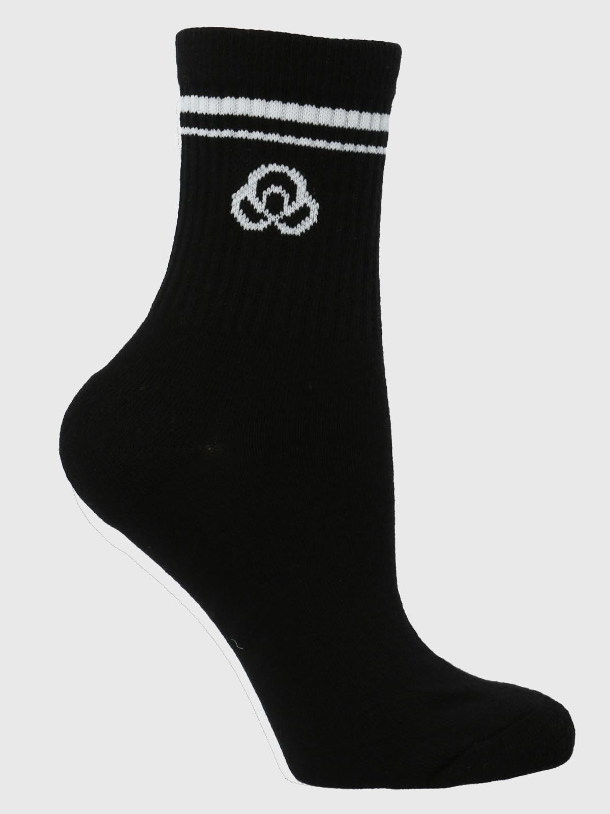 Pack 2 Calcetines Mujer Quarter Negro-2