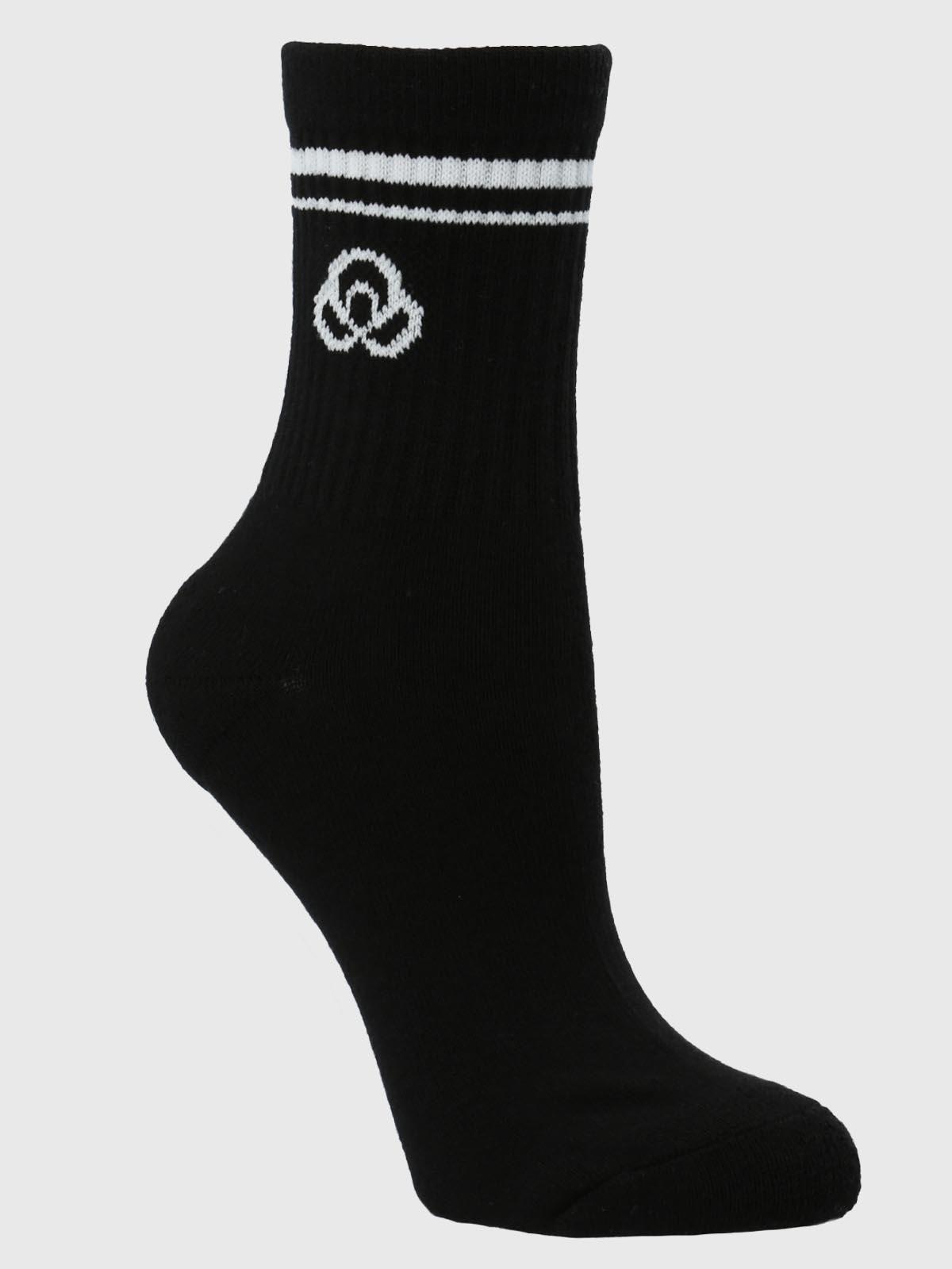 Pack 2 Calcetines Mujer Quarter Negro-3