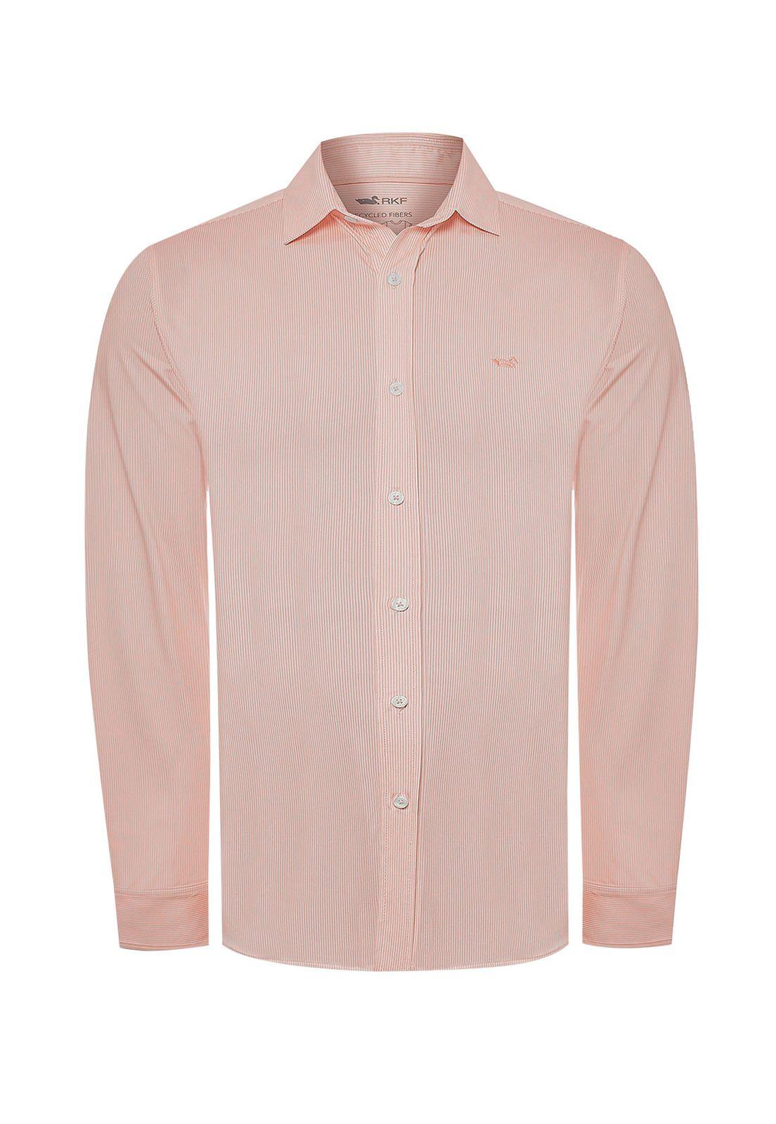 Camisa Fibras Recicladas Hombre Sports Naranjo-0