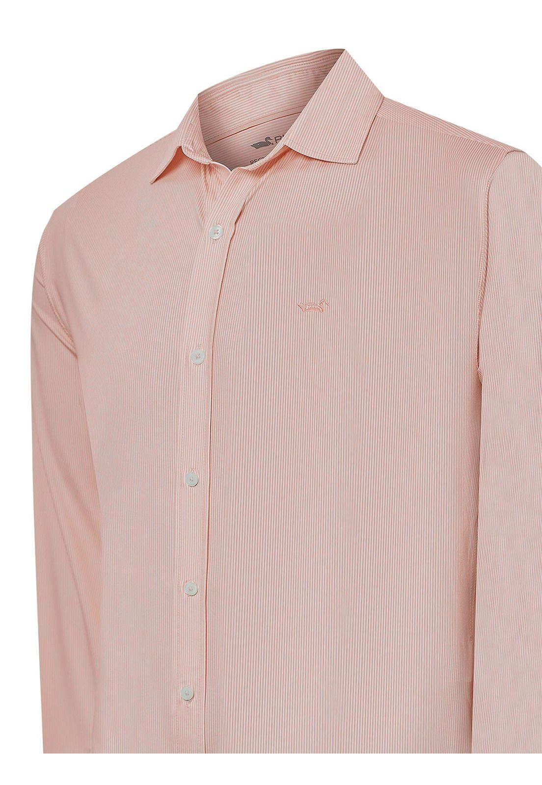 Camisa Fibras Recicladas Hombre Sports Naranjo-3