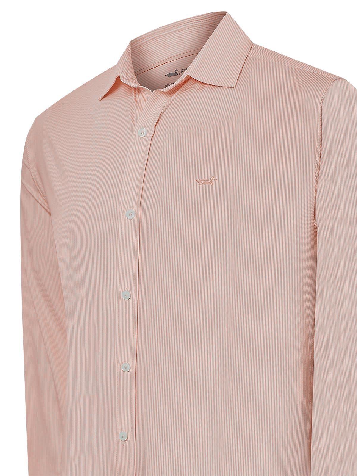 Camisa Fibras Recicladas Hombre Sports Naranjo-3