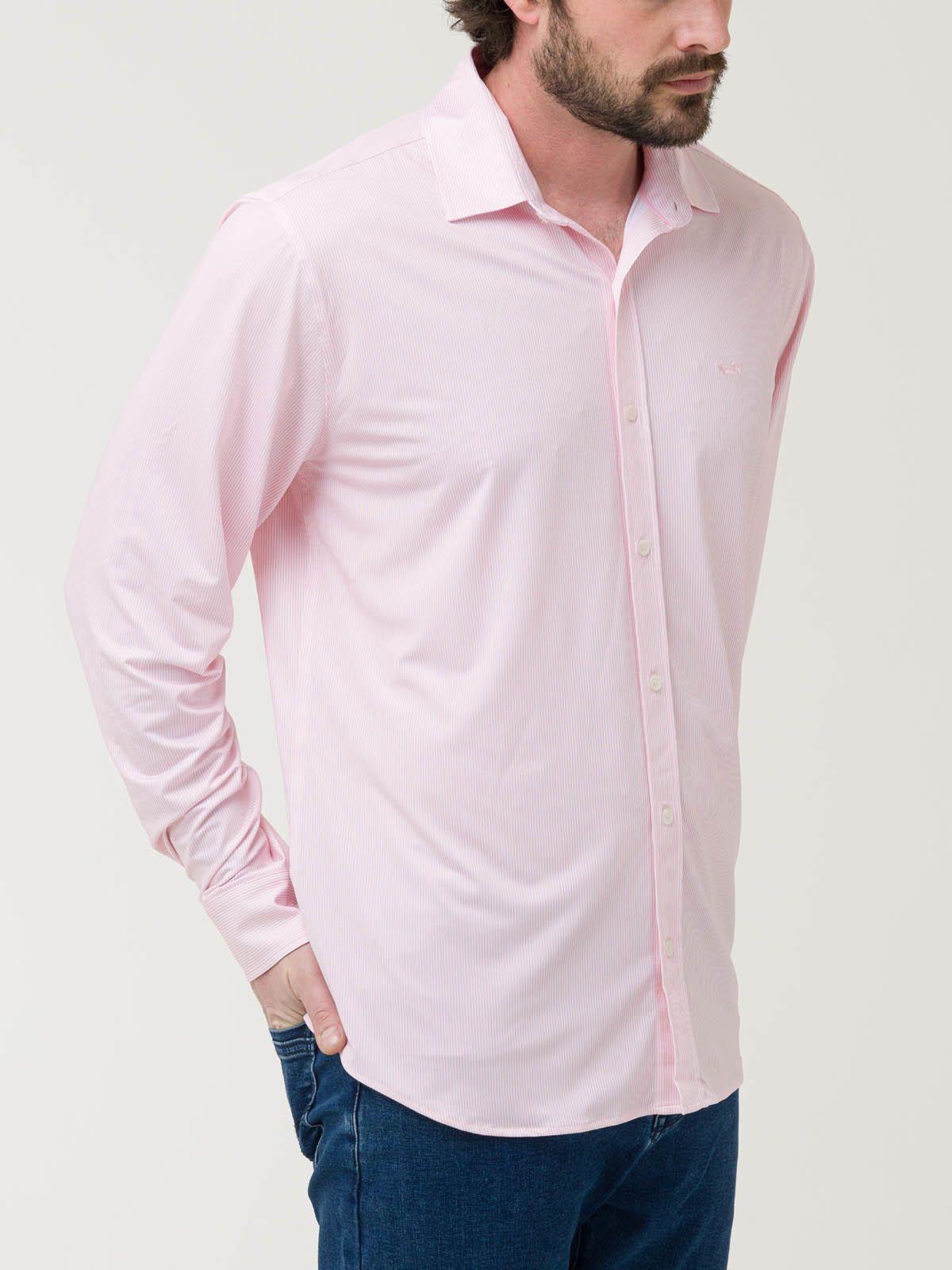 Camisa Fibras Recicladas Hombre Sports Naranjo-5