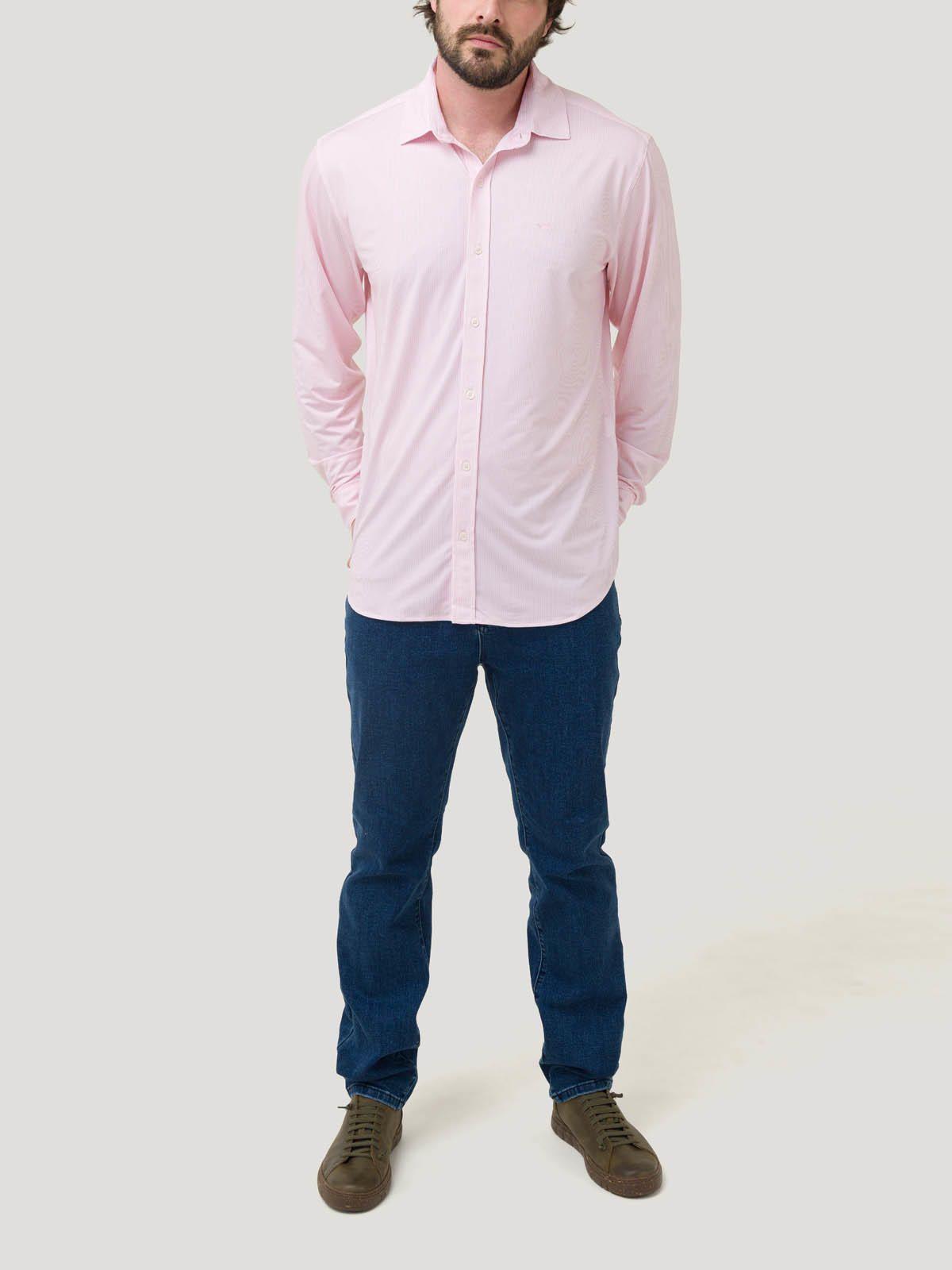 Camisa Fibras Recicladas Hombre Sports Naranjo-8