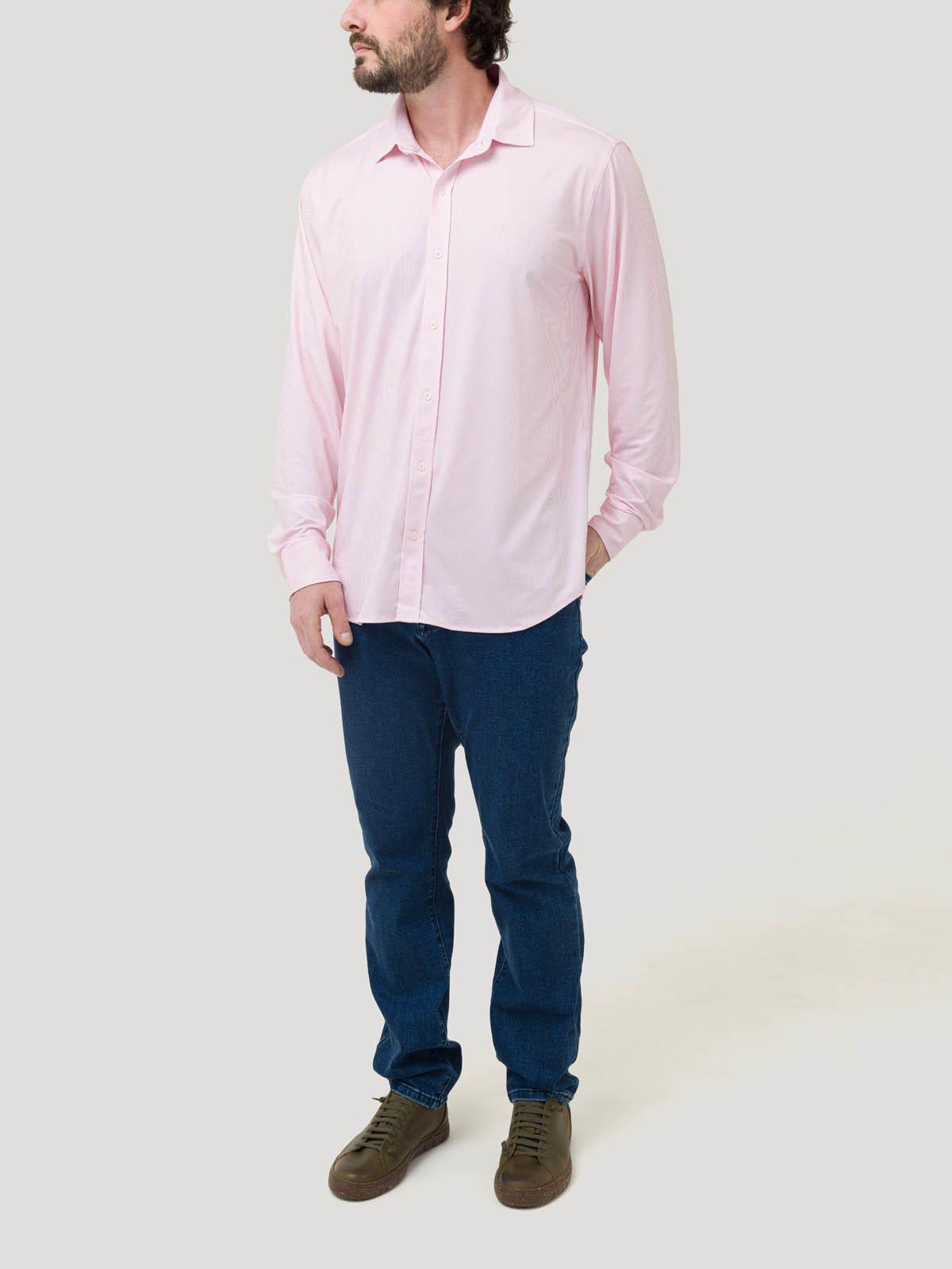 Camisa Fibras Recicladas Hombre Sports Naranjo-9