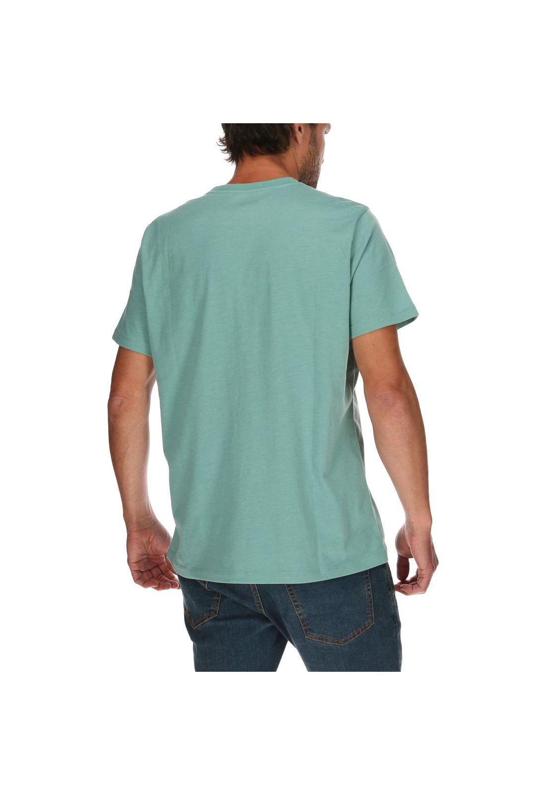 Polera Hombre Script Verde-2