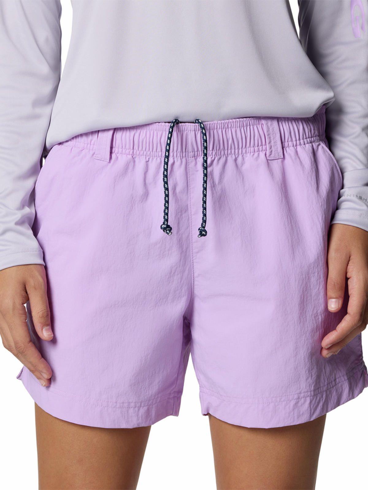 Short Mujer Impermeable Backcast II Morado-3