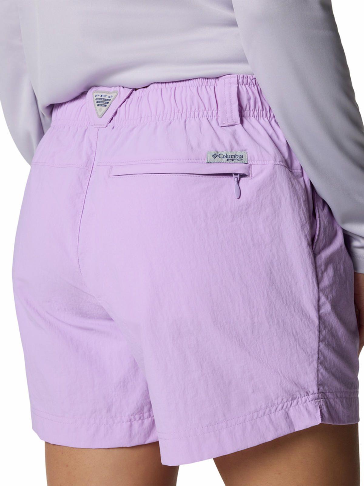 Short Mujer Impermeable Backcast II Morado-4