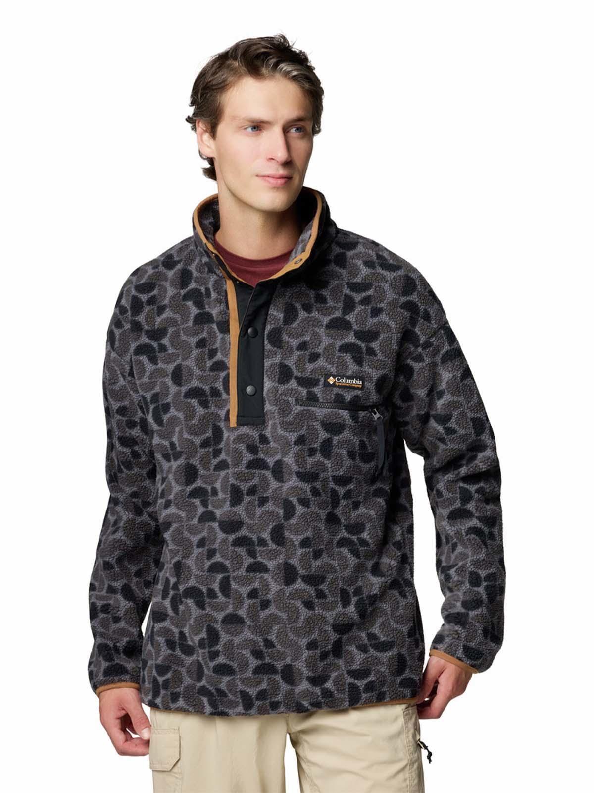Polar Hombre Helvetia Snap Fleece Negro-0