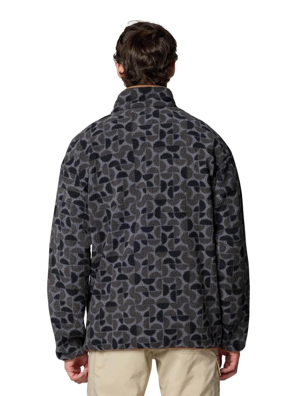 Polar Hombre Helvetia Snap Fleece Negro-4