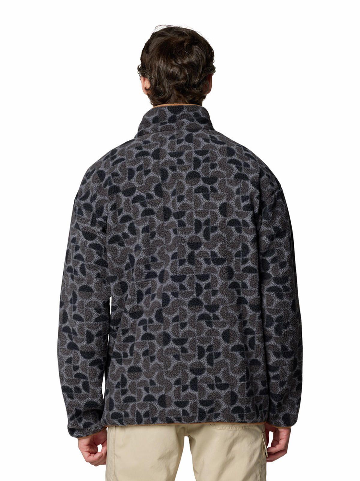 Polar Hombre Helvetia Snap Fleece Negro-5