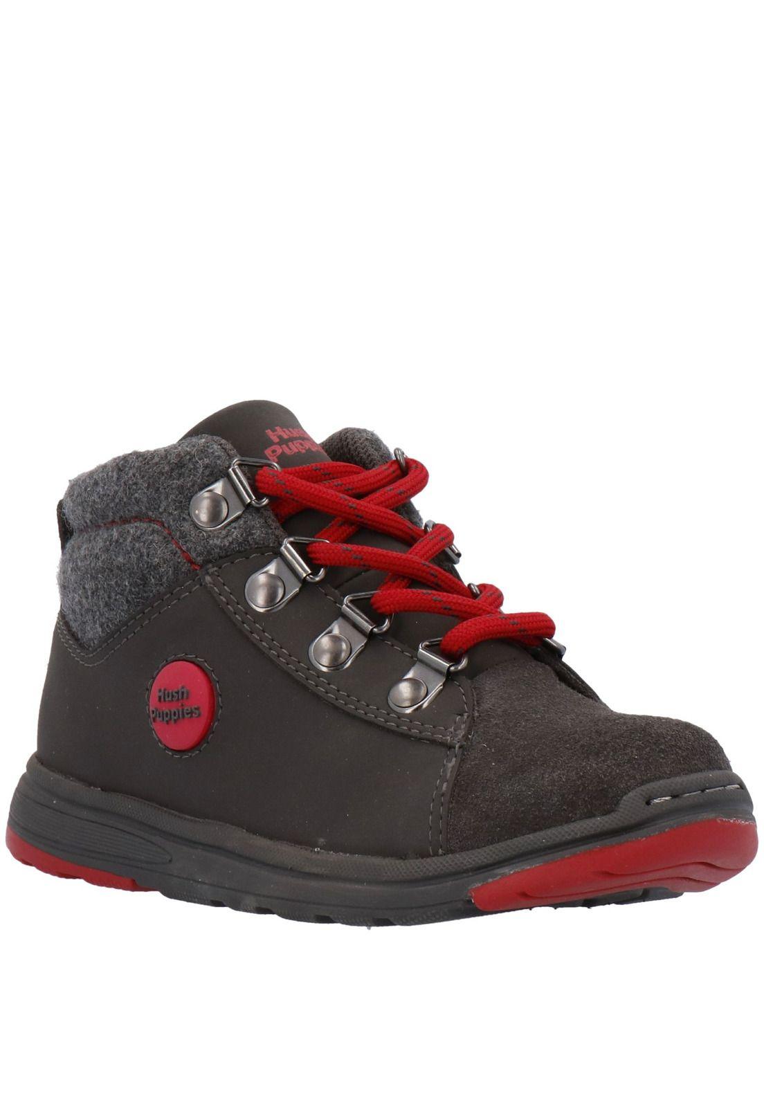 Botin Cuero Niño Creek Gris-0