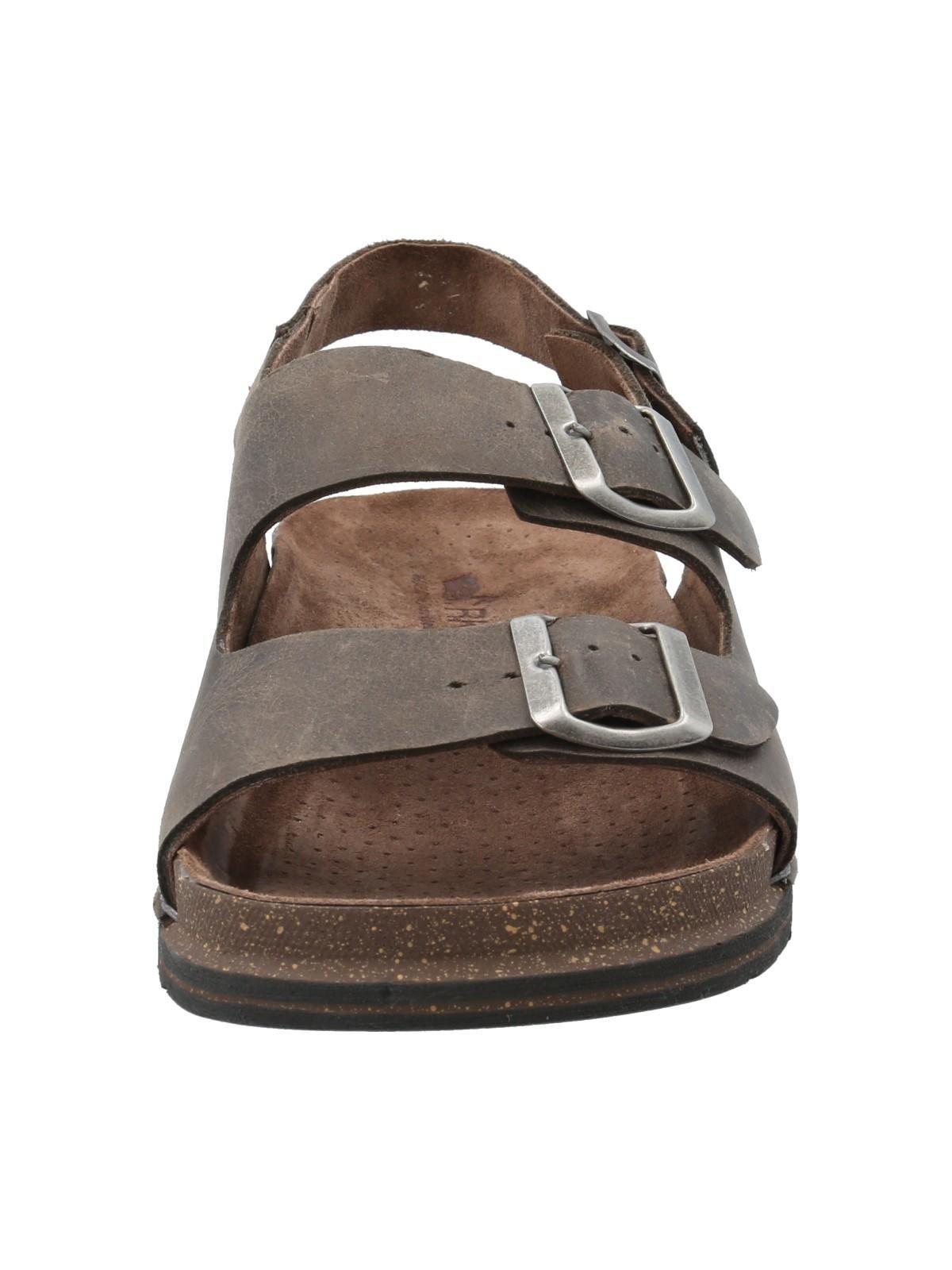 Sandalia Cuero Hombre Lile Gris-3