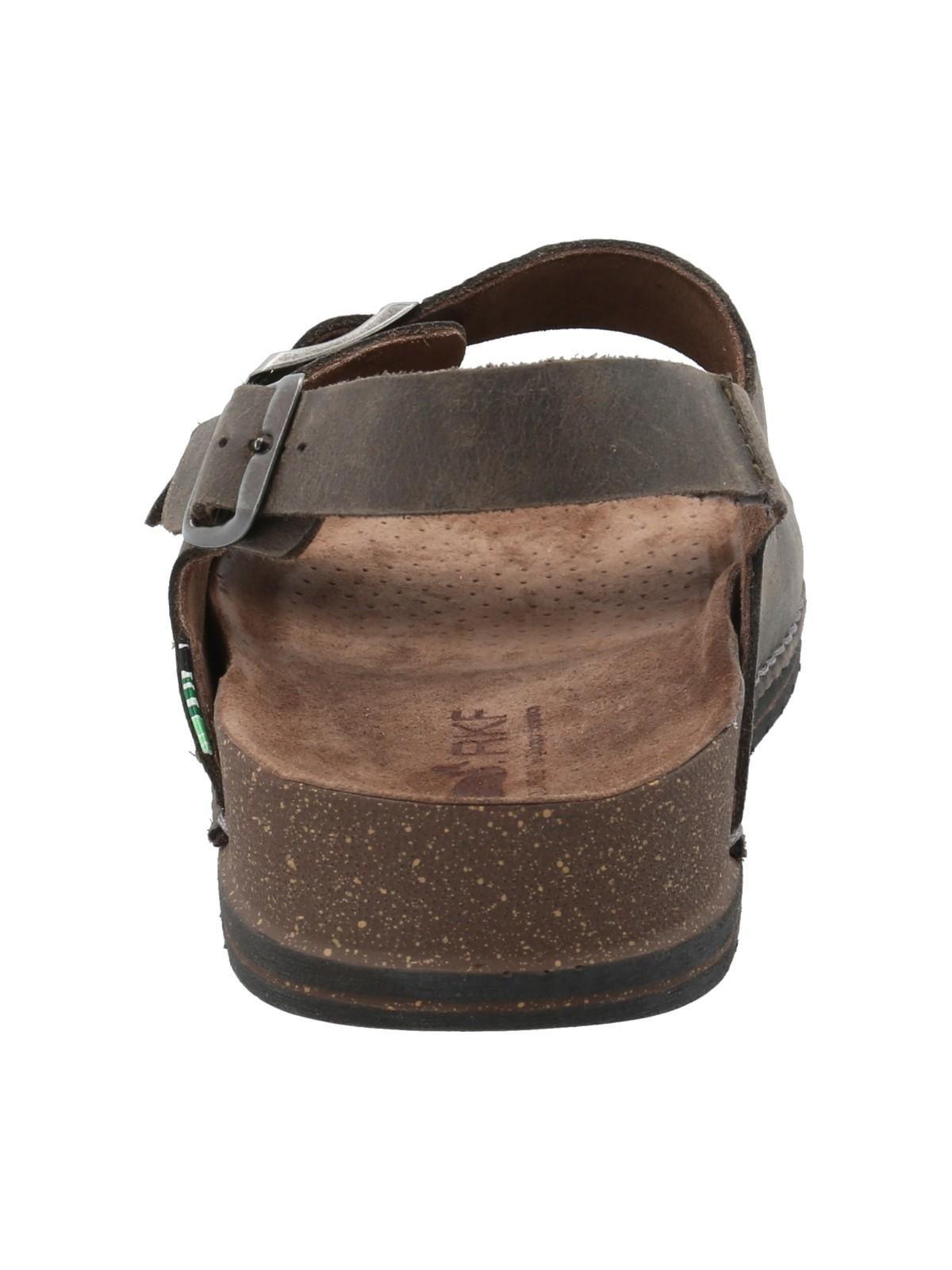 Sandalia Cuero Hombre Lile Gris-6