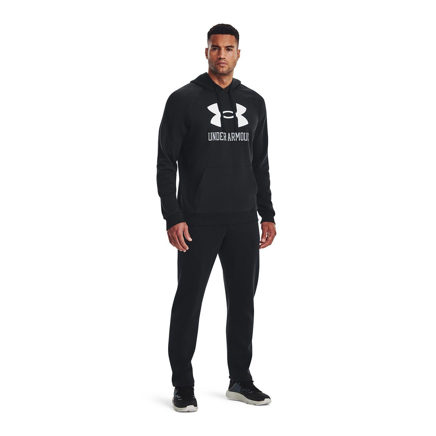 Polerón Rvl Fleece Lockup Hd Negro Hombre-5