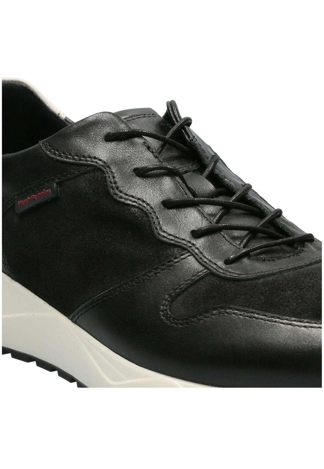 Zapatilla Cuero Hombre Suez Negro-6