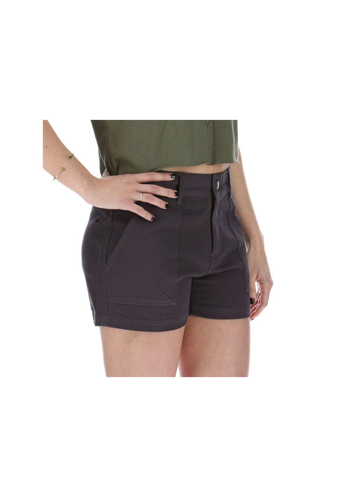 Short  Mujer Safari W Grafito-3