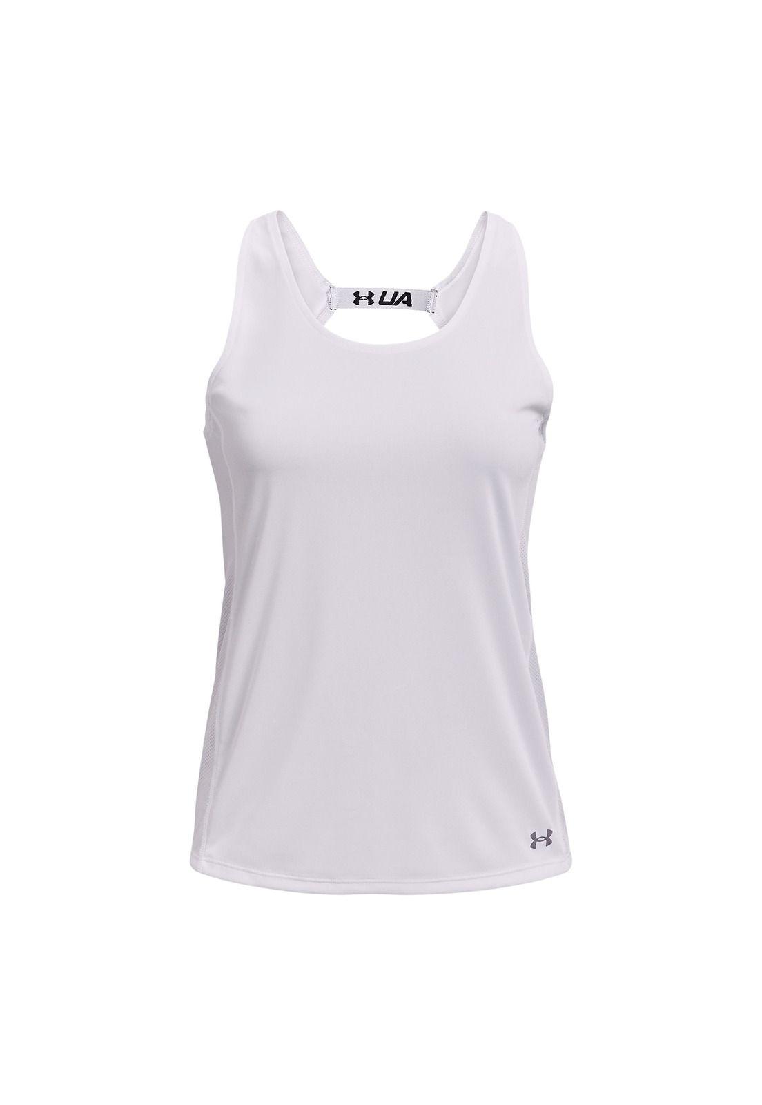 Polera S/M Mujer Ua Fly By Tank-Wht Blanco-0