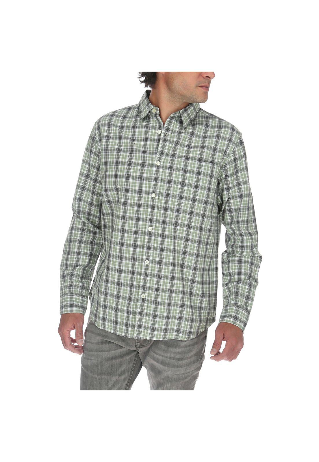 Camisa M/L Hombre Plaid L/S Shirt Multicolor-0