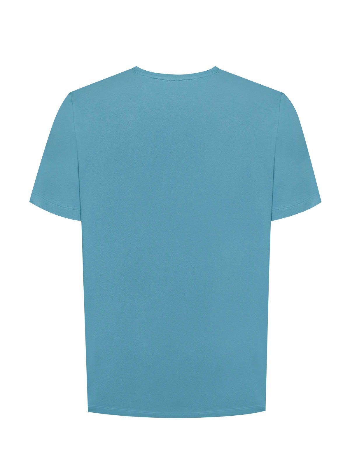 Polera Algodón Hombre Essentpoc Azul-1