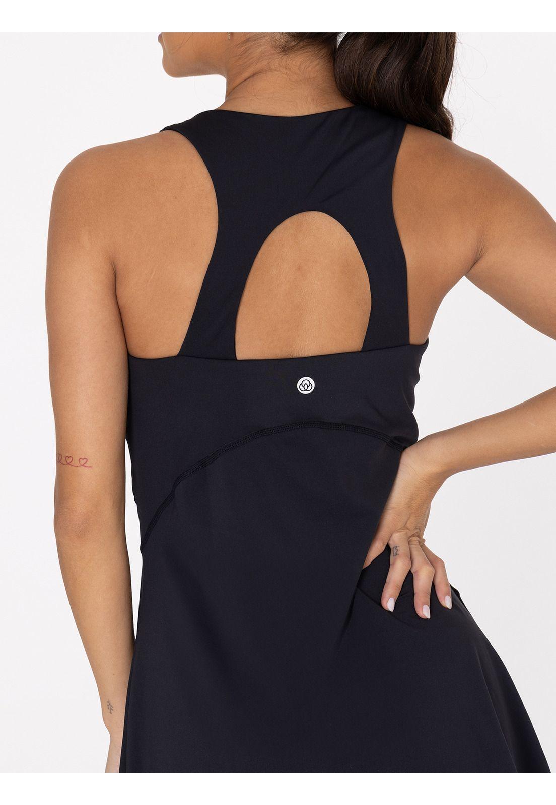 Vestido Pádel/Tenis Mujer Court Dress Negro -5