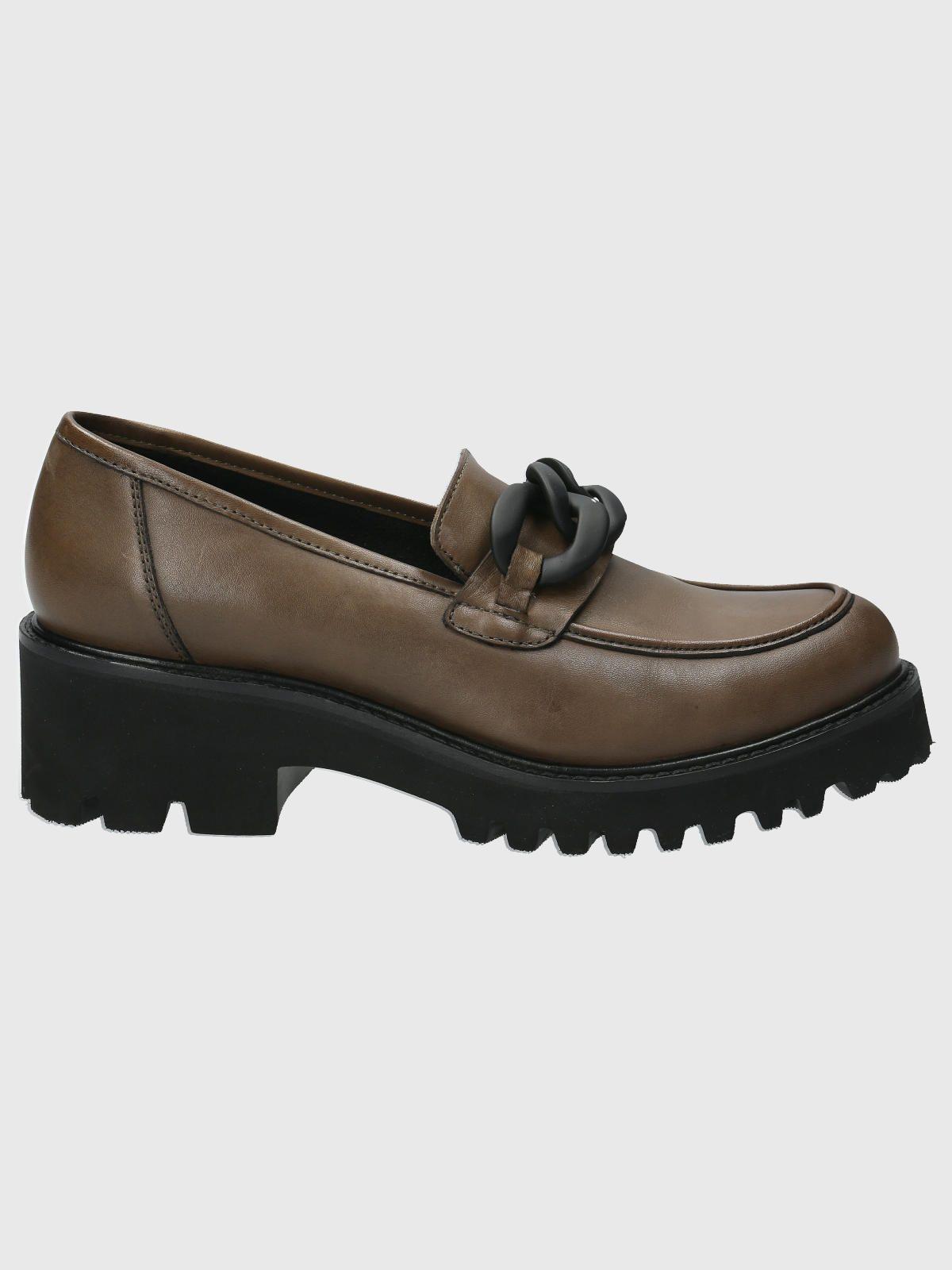 Mocasín Cuero Mujer Billie Verde-1