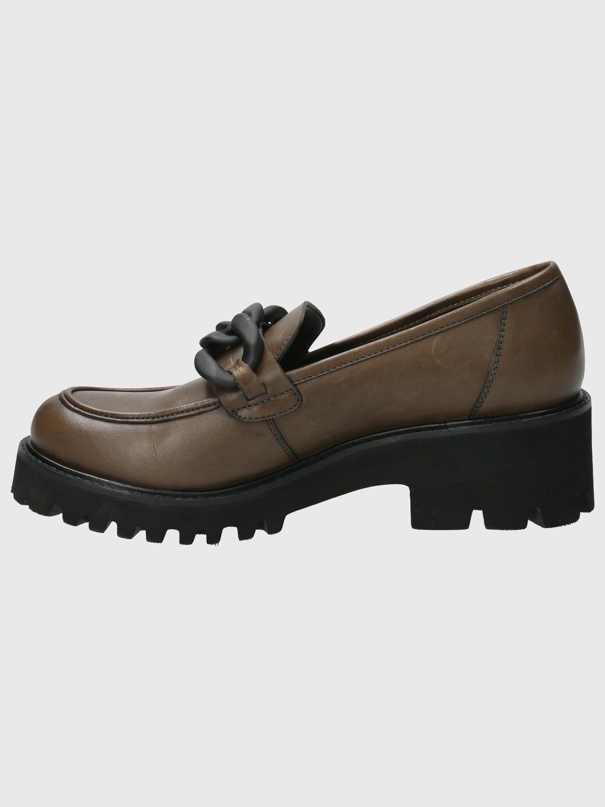 Mocasín Cuero Mujer Billie Verde-5