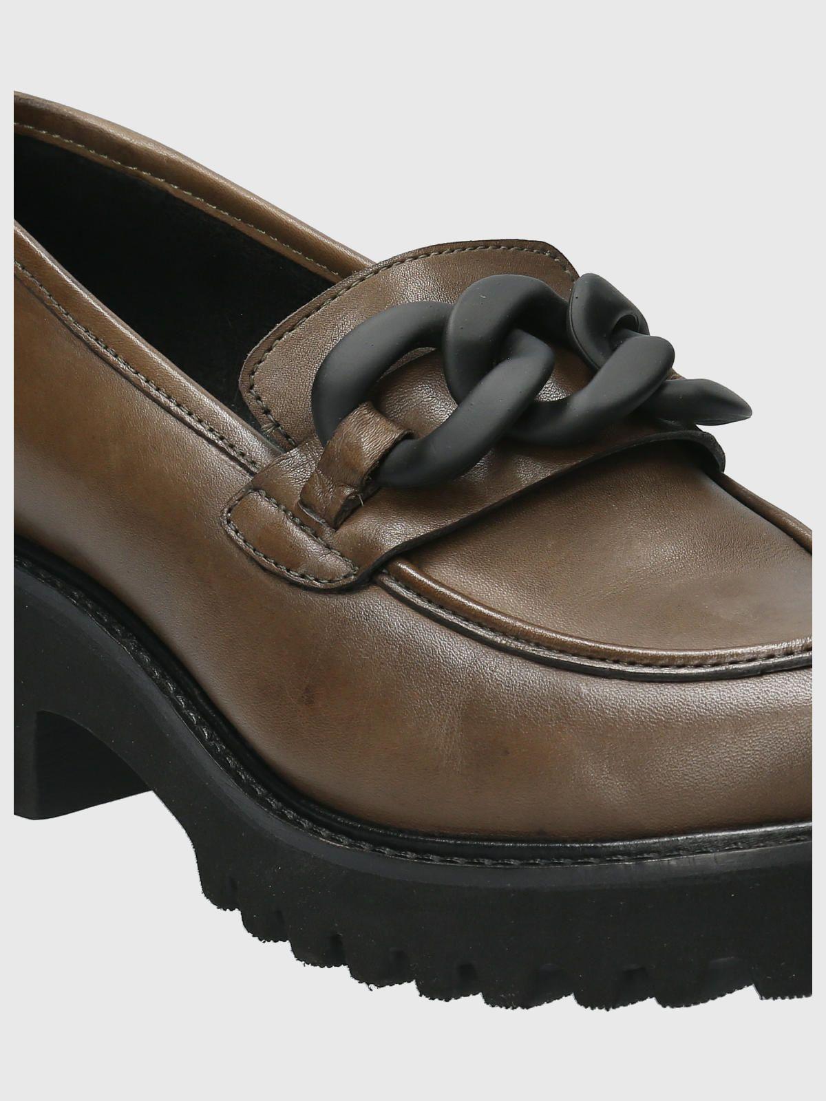 Mocasín Cuero Mujer Billie Verde-7