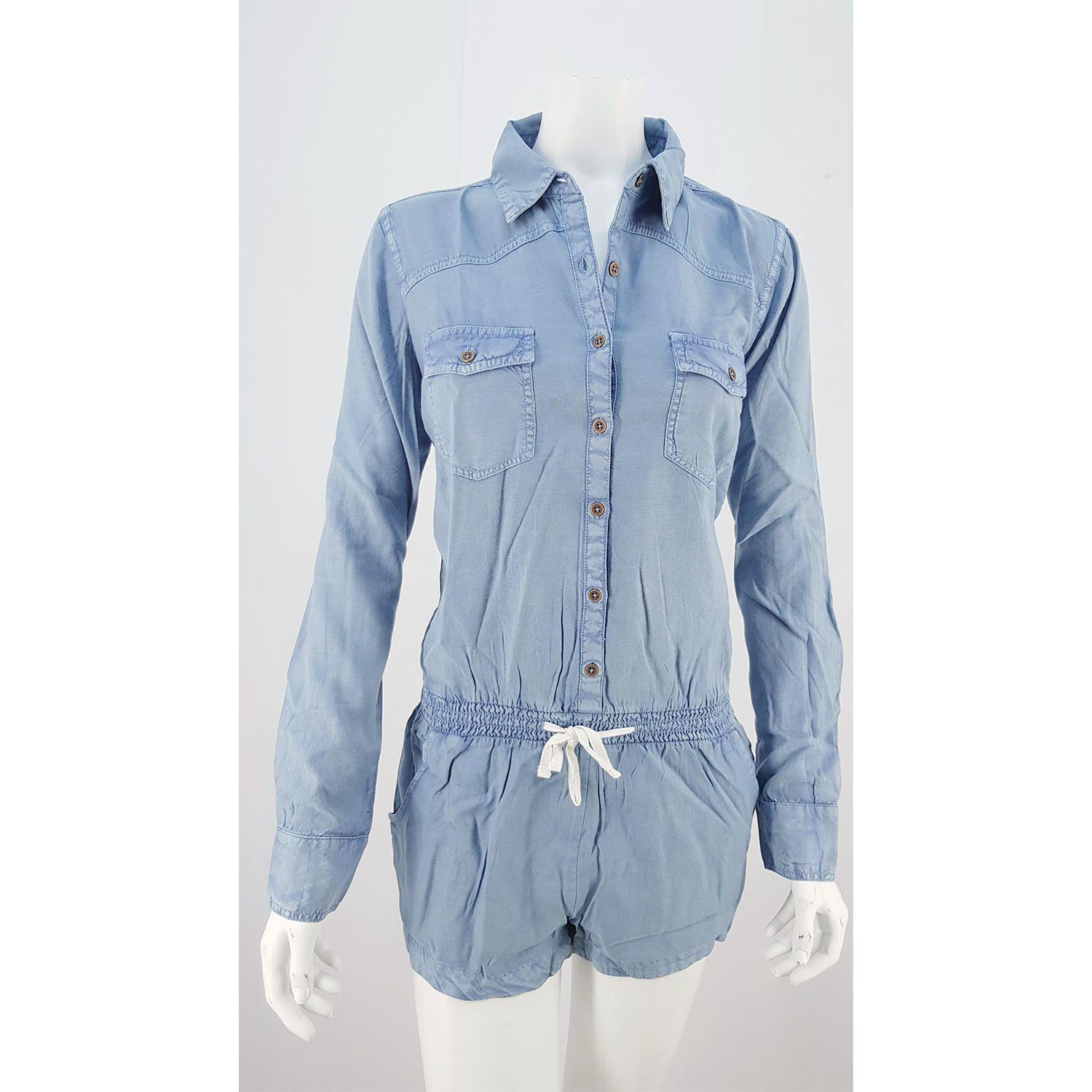 Enterito Mujer Poppy Romper Azul Element-0