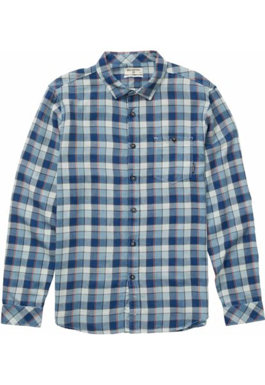 Camisa M/L Hombre Freemont Flannel Ii Azul Billabong-0