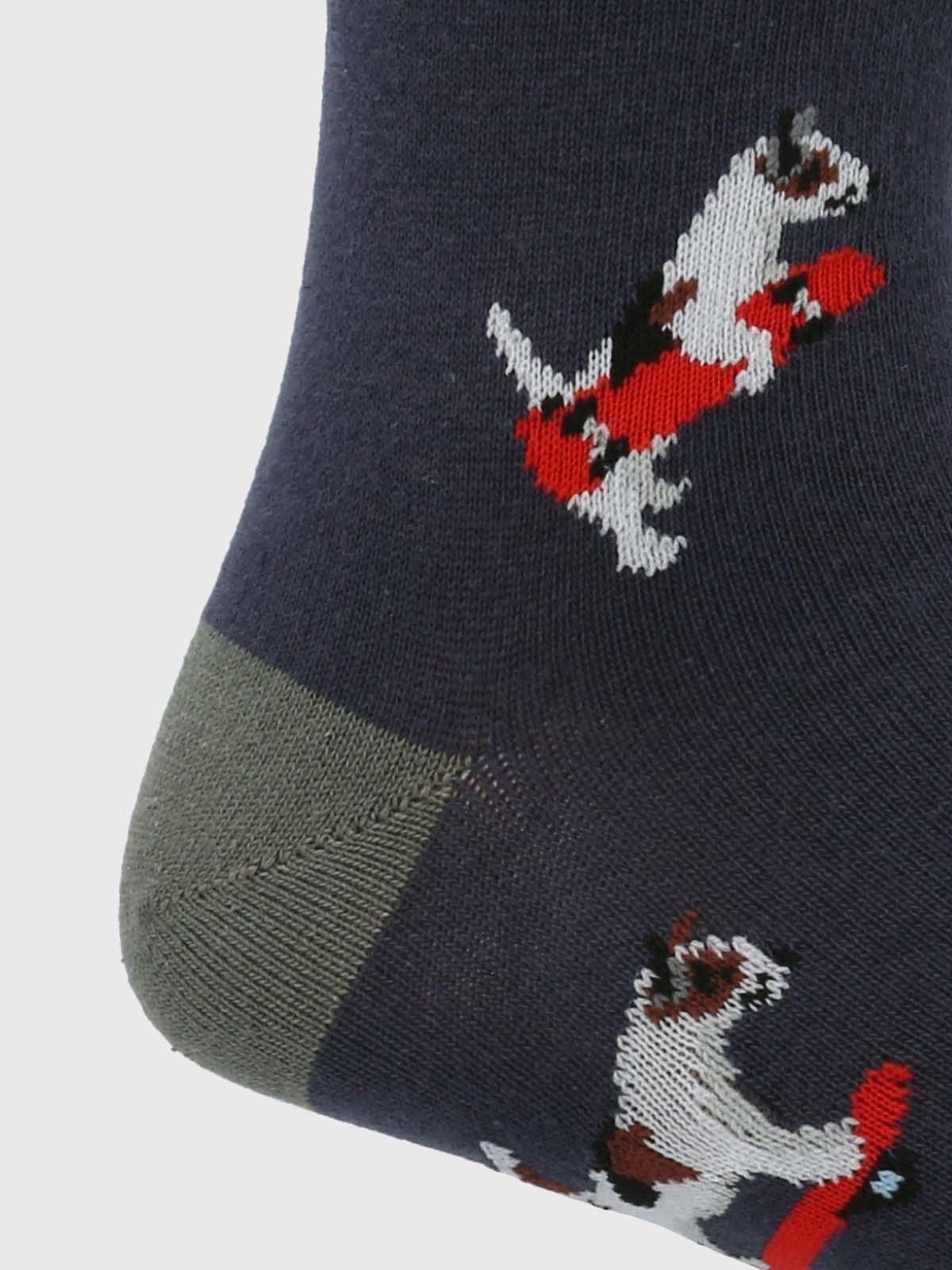 Calcetín Algodón Hombre C Cuff Skatedog Azul-1