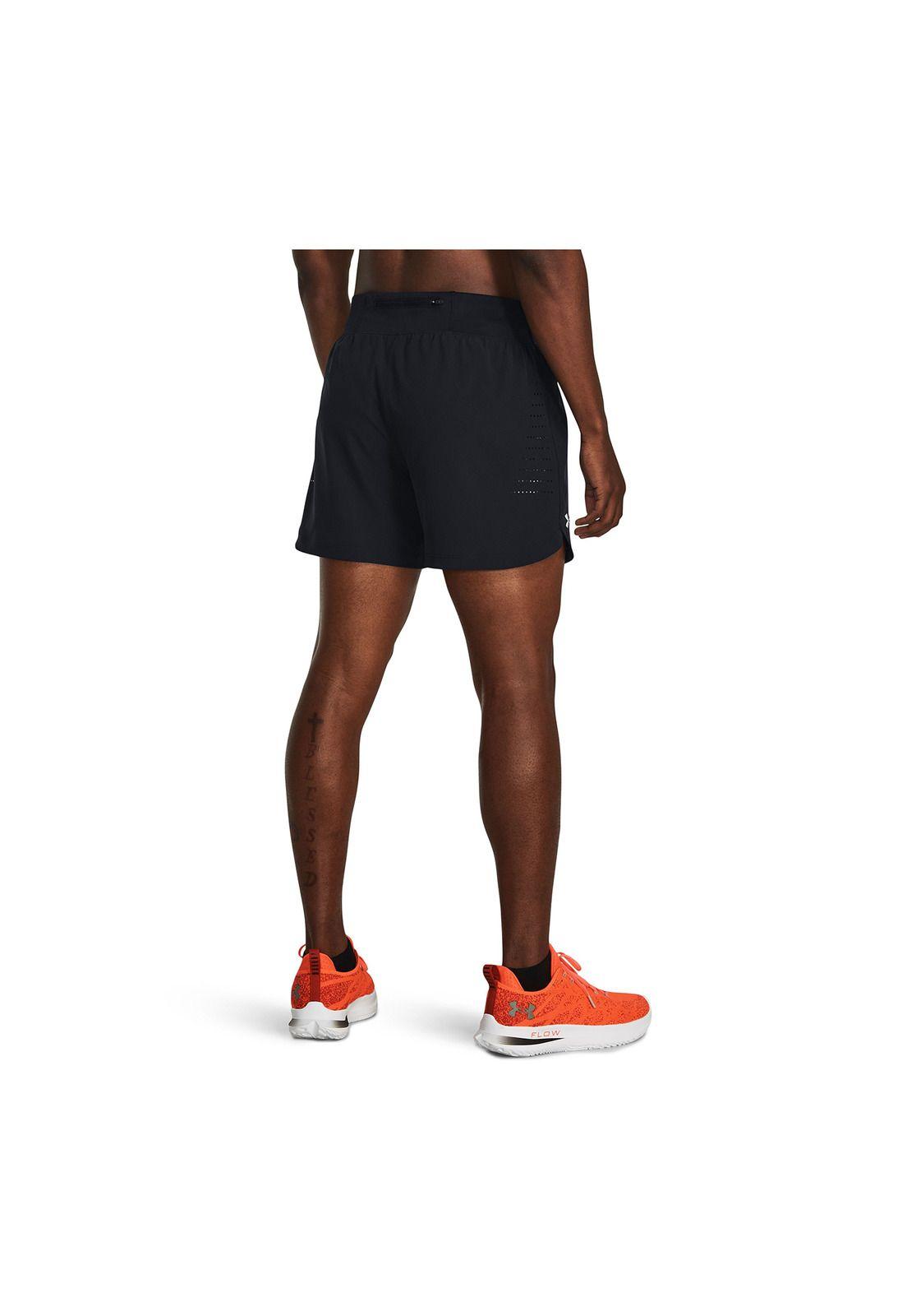 Short Running Speed Pocket 5'' Negro Hombre-1