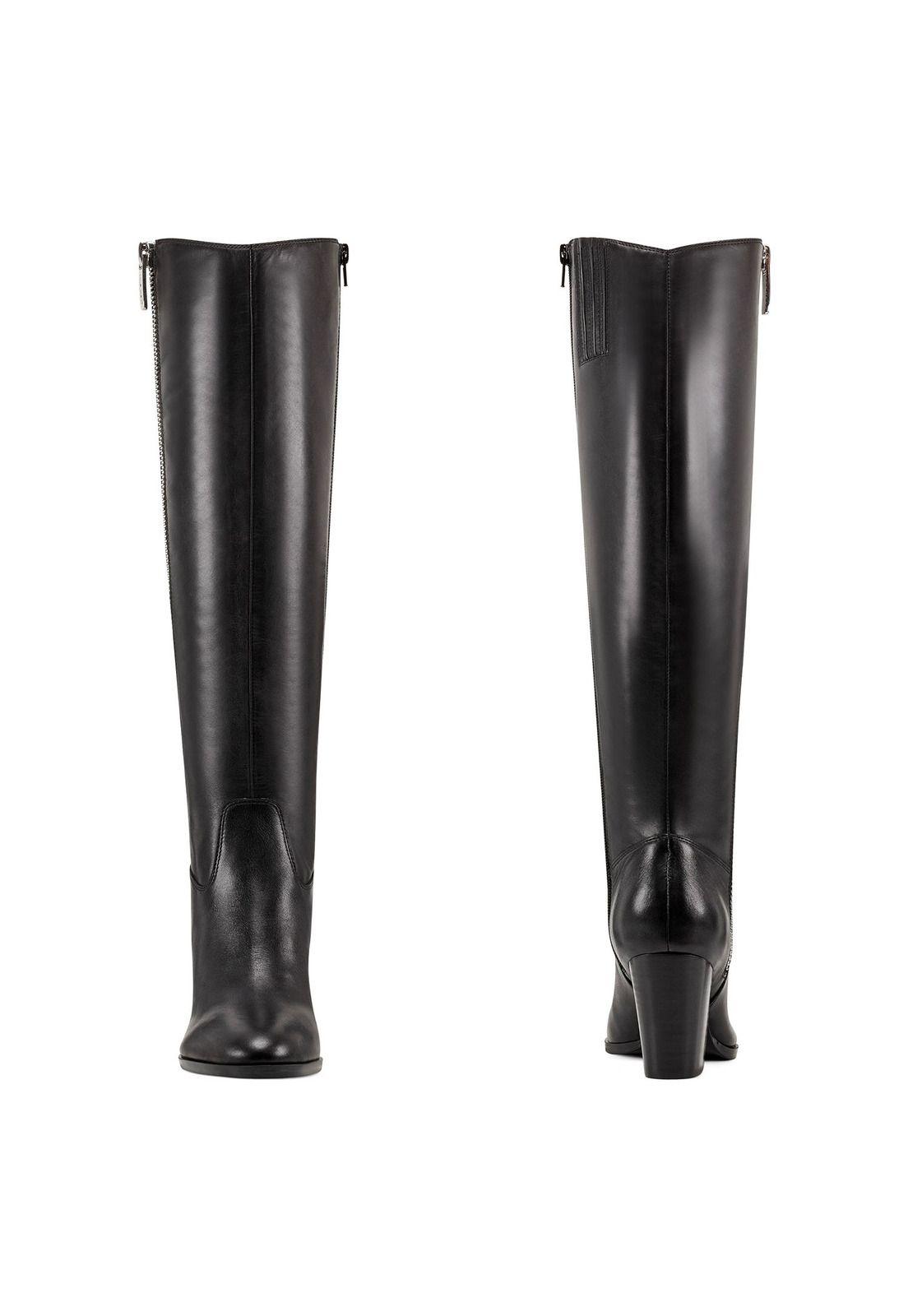Bota Cuero Natty Negro Mujer-3