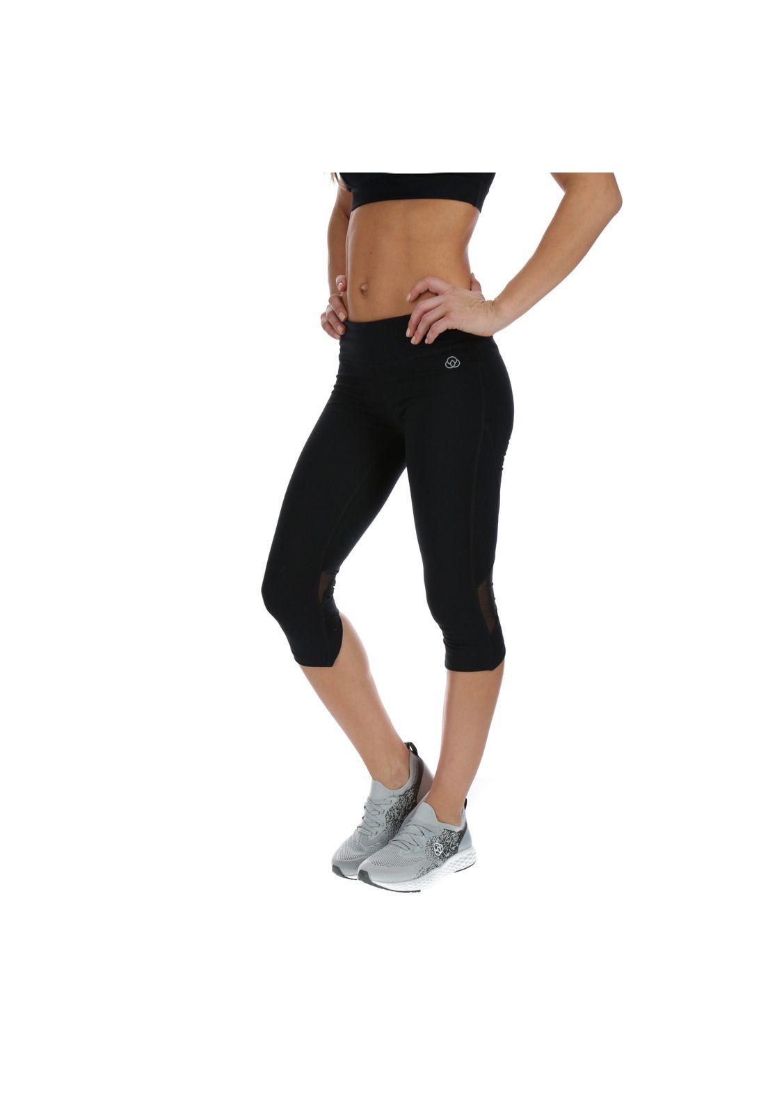 Calza Capri Basic Negro-1