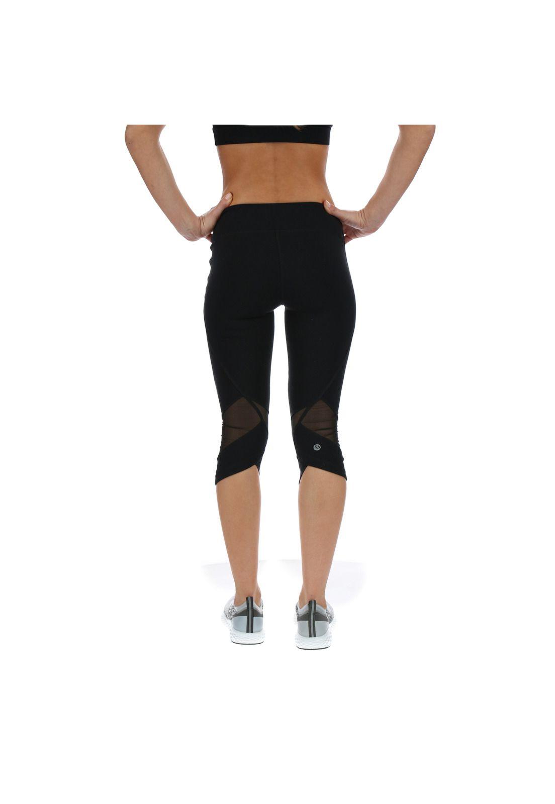 Calza Capri Basic Negro-2