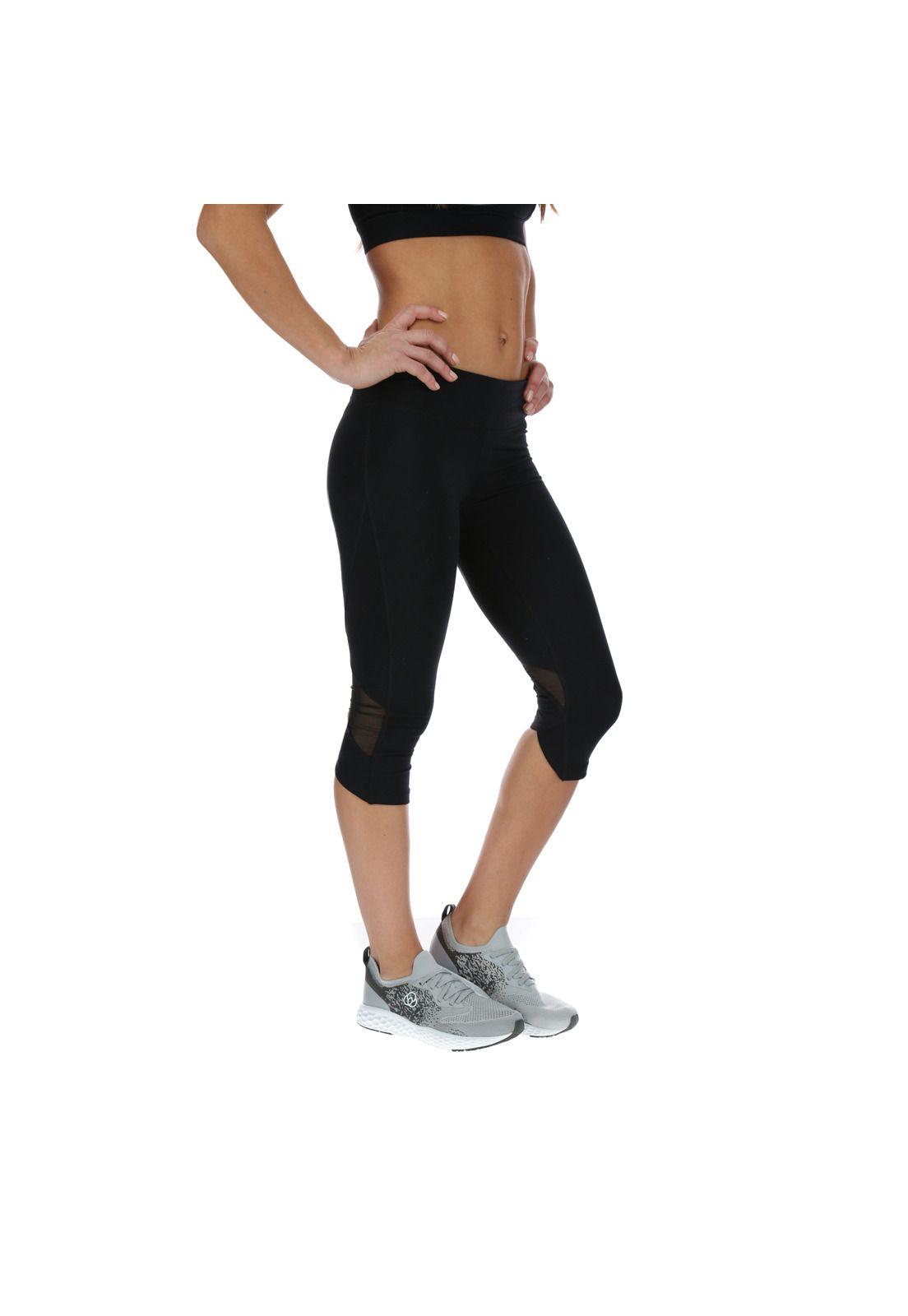 Calza Capri Basic Negro-3