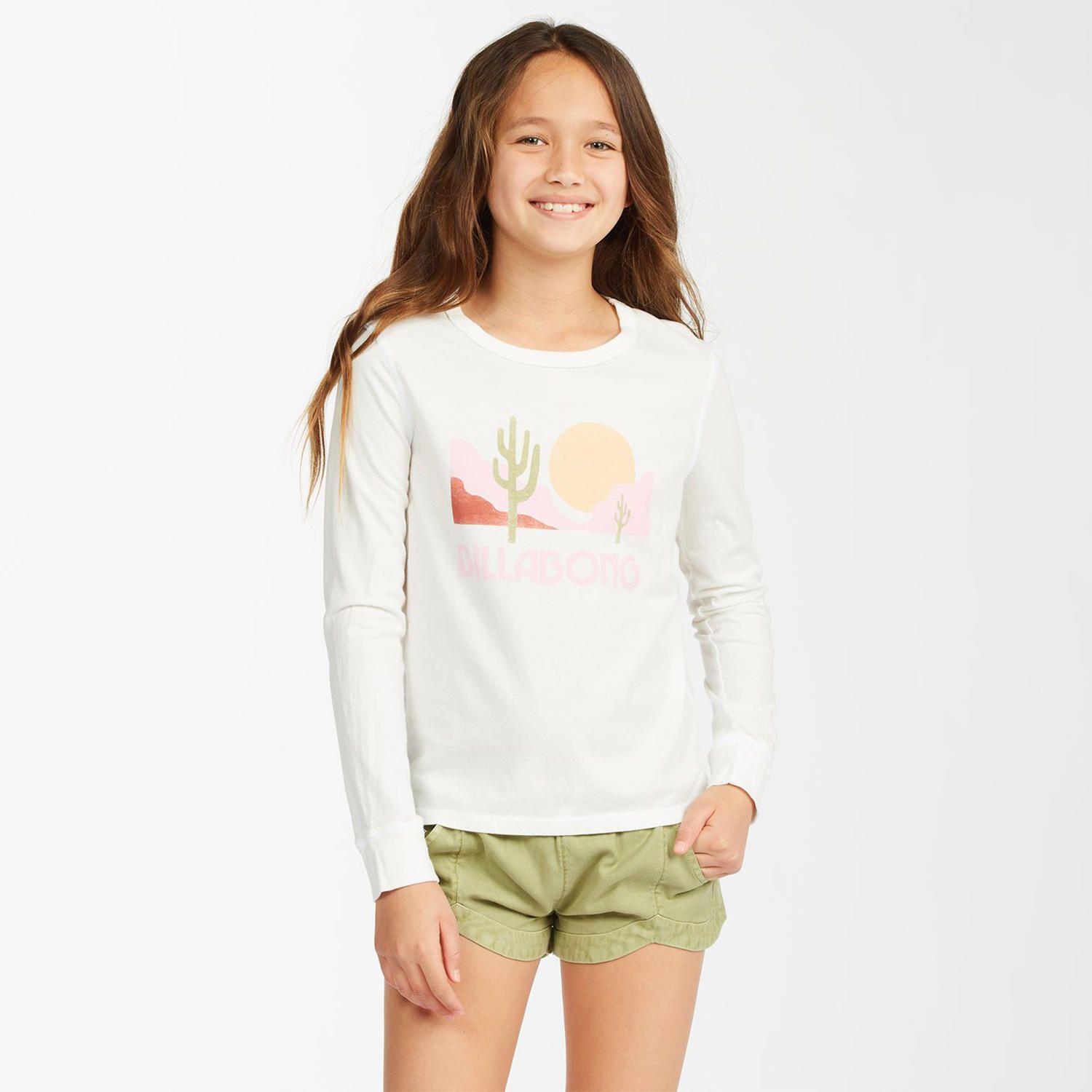 Polera M/L Niña Follow Your Hea G Te Blanco-0