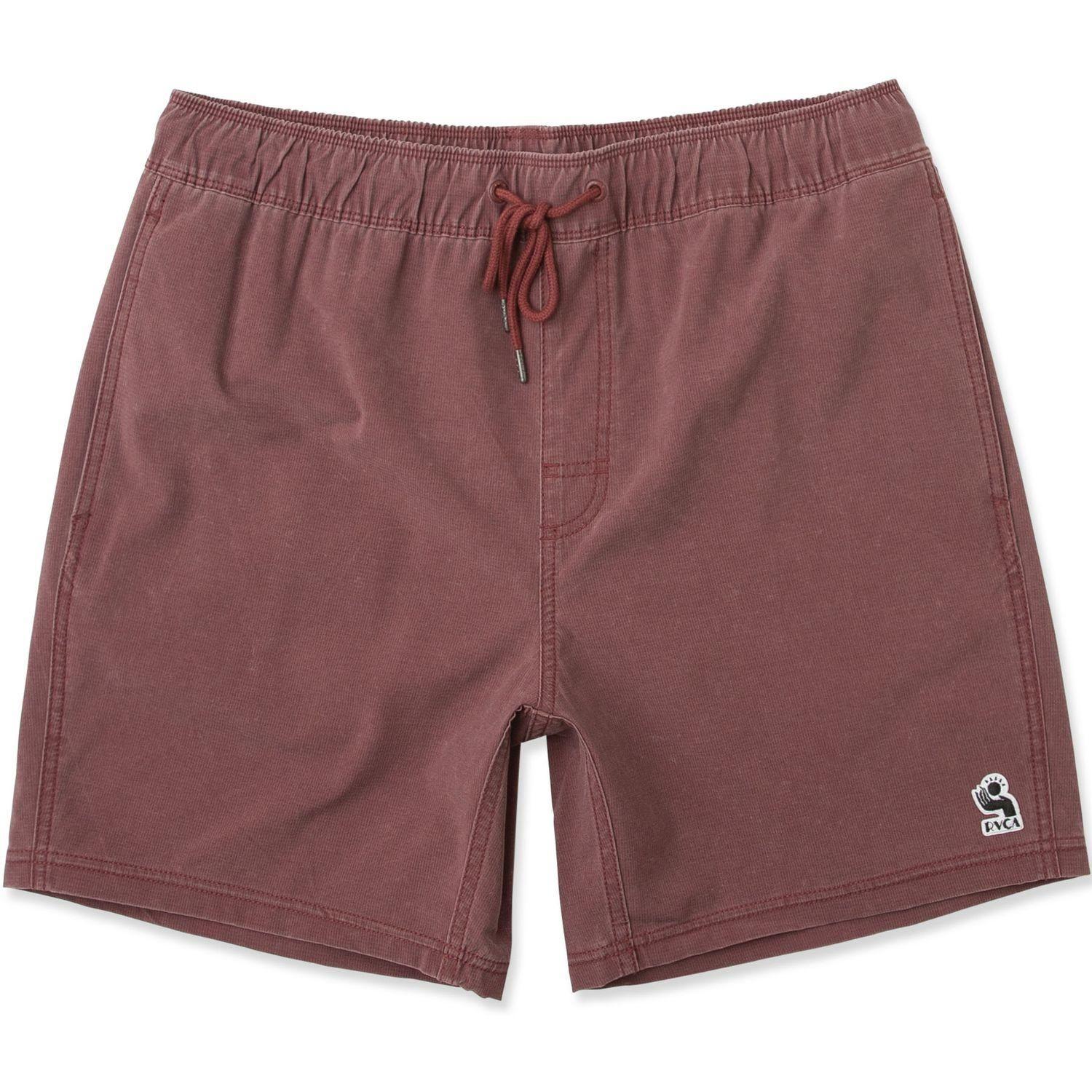 Traje De Bano Masculino Washer Elastic Short Burdeo-0