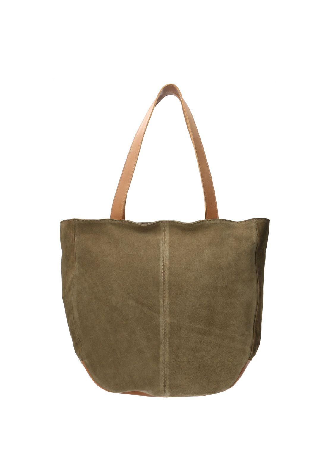 Cartera Cuero Mujer Mariani Tote Verde-2