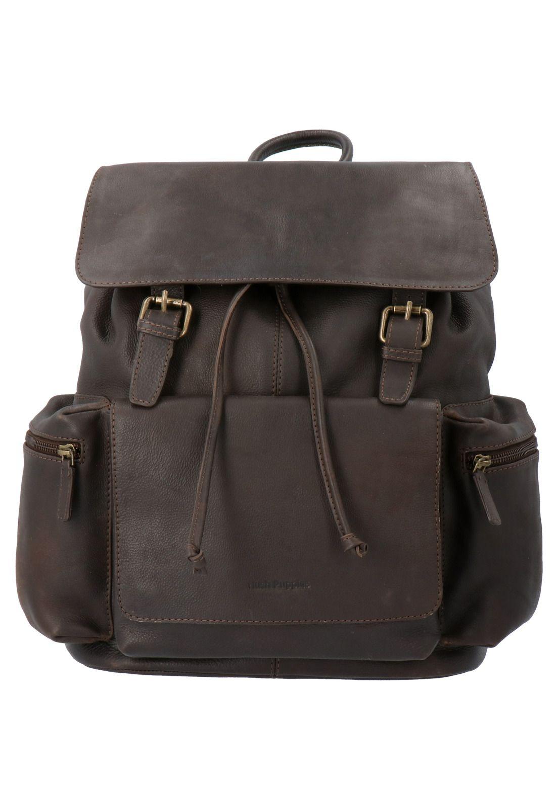 Mochila Cuero Thu Fuji Back Café-0