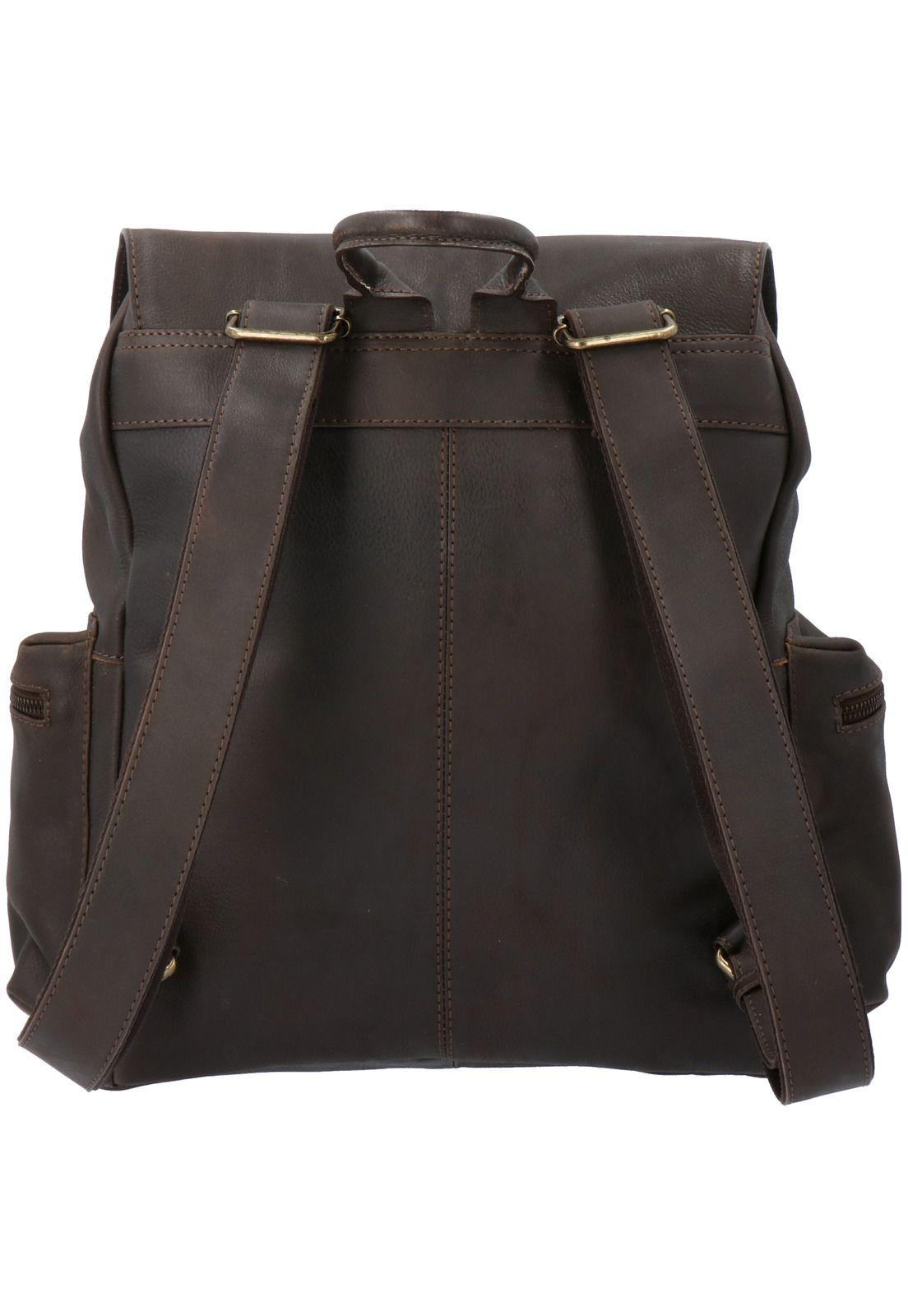 Mochila Cuero Thu Fuji Back Café-2