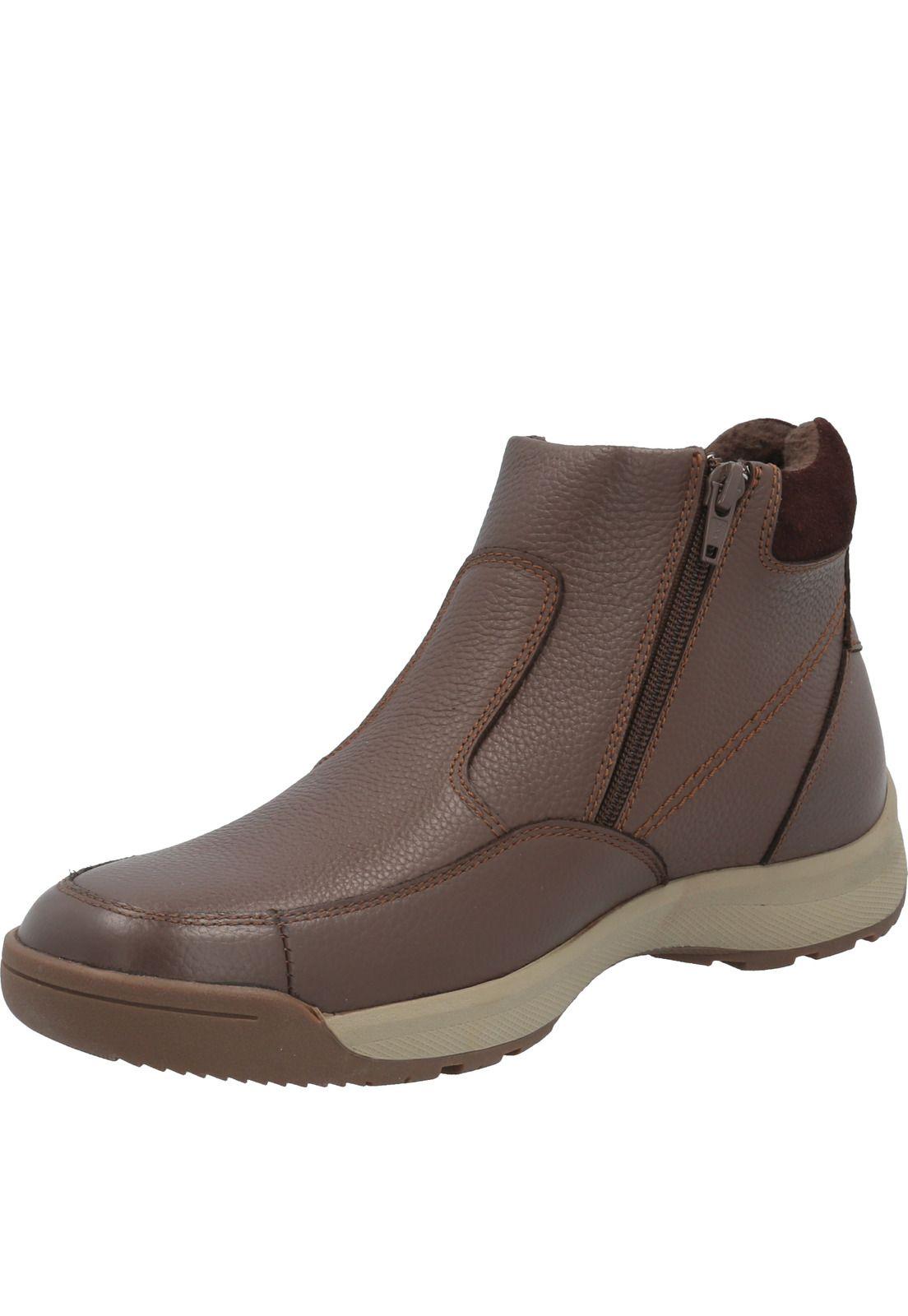 Botin Cuero Hombre Chief Marrón-3