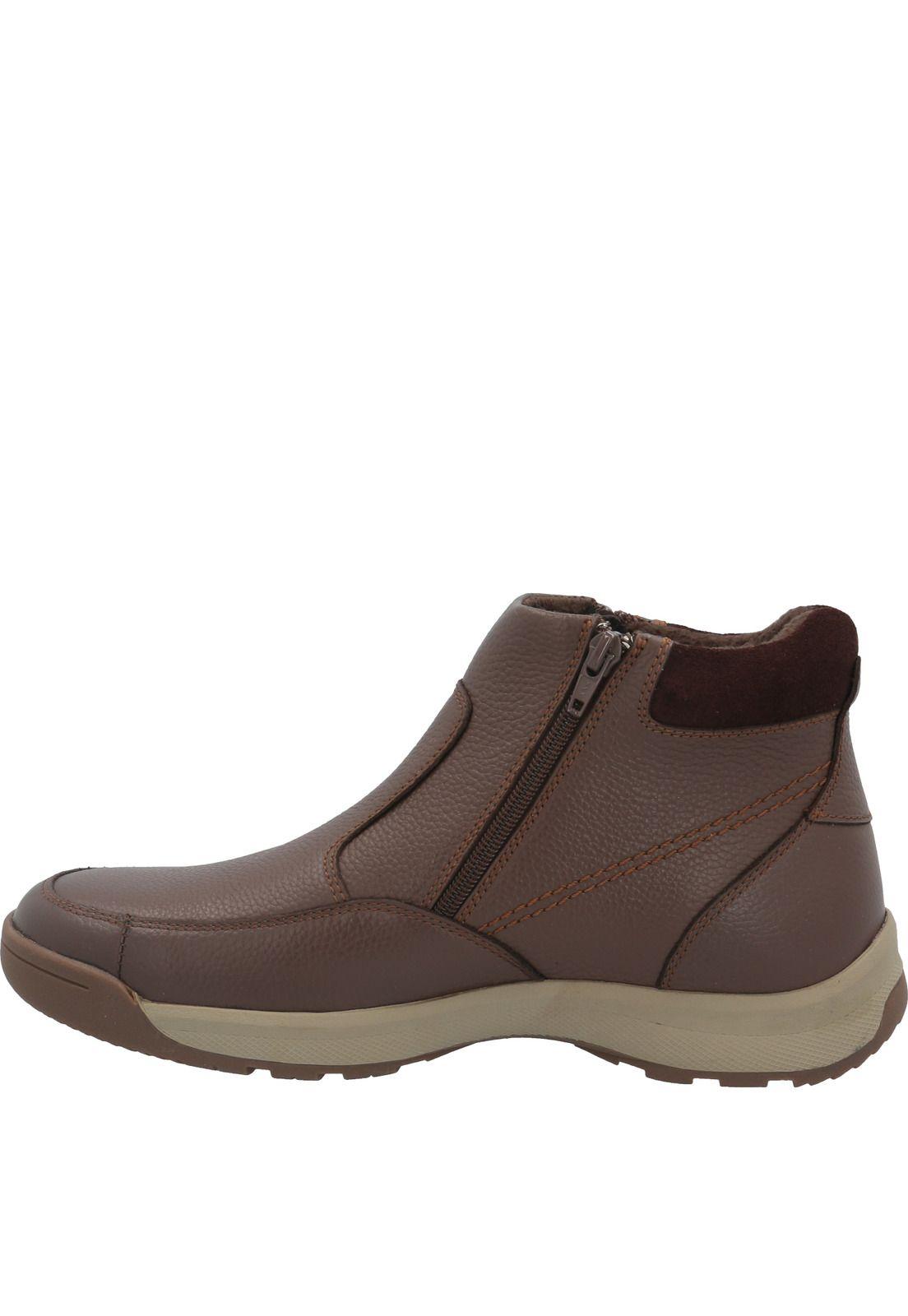 Botin Cuero Hombre Chief Marrón-4