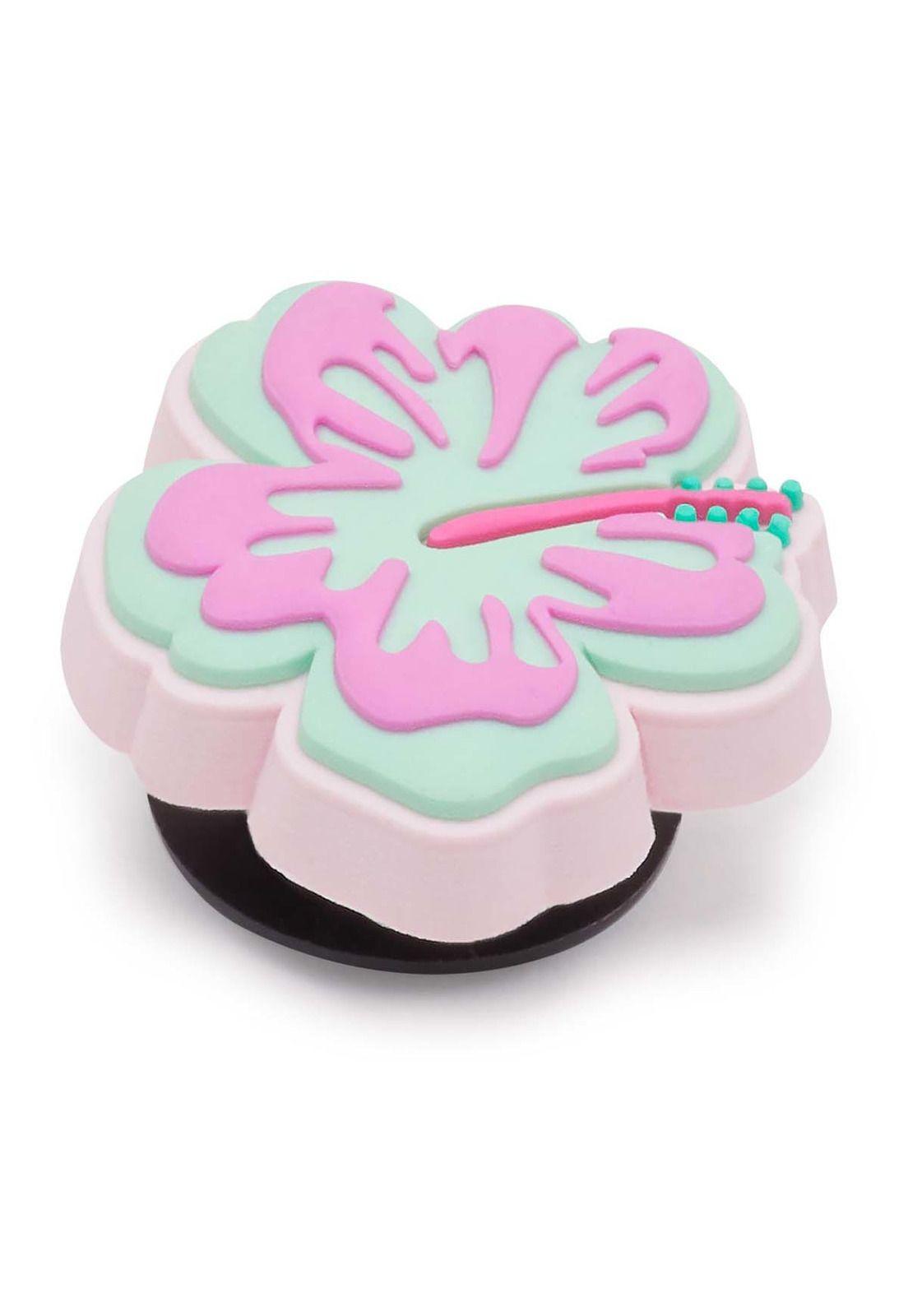 Jibbitz Crocs Flor Hawaii Celeste-2