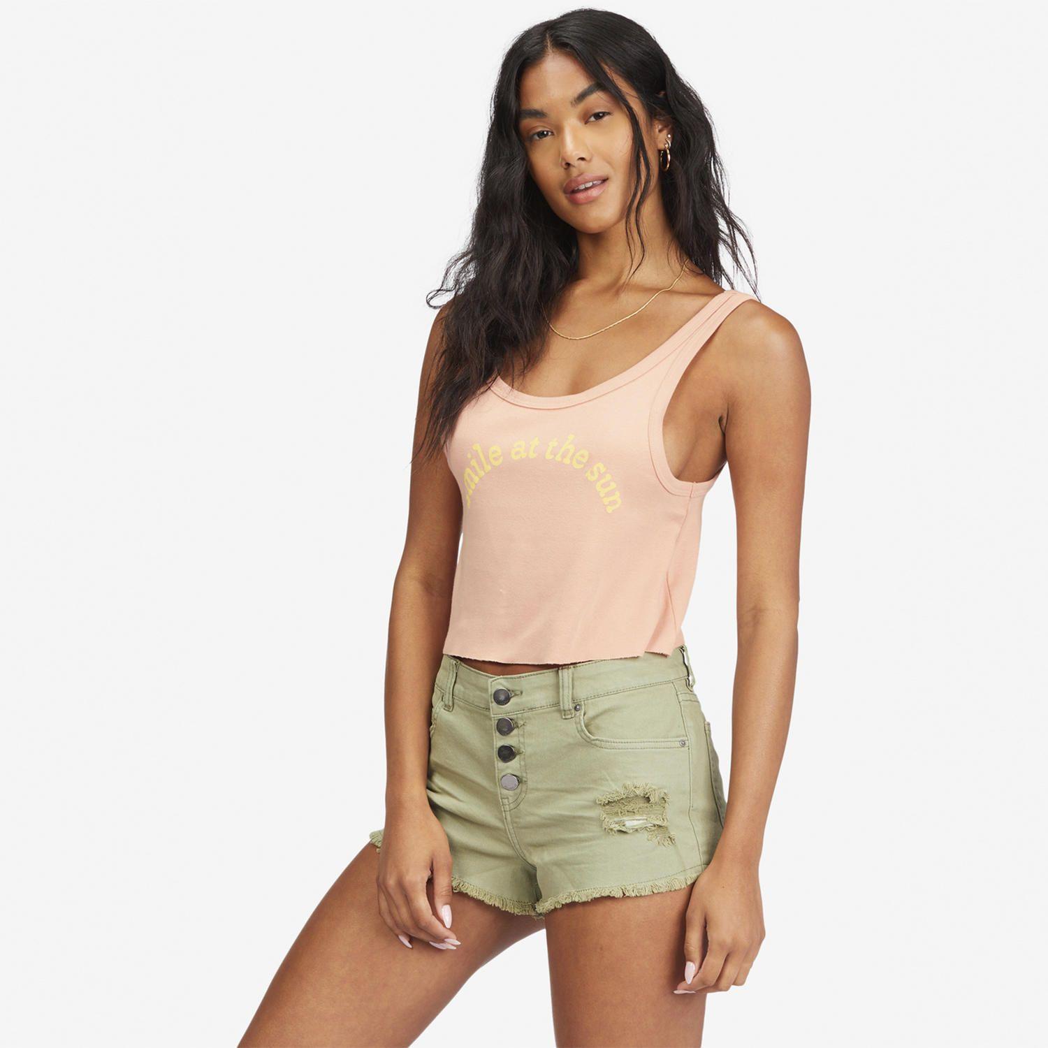 Short Mujer Buttoned Up J Dnst Verde-2