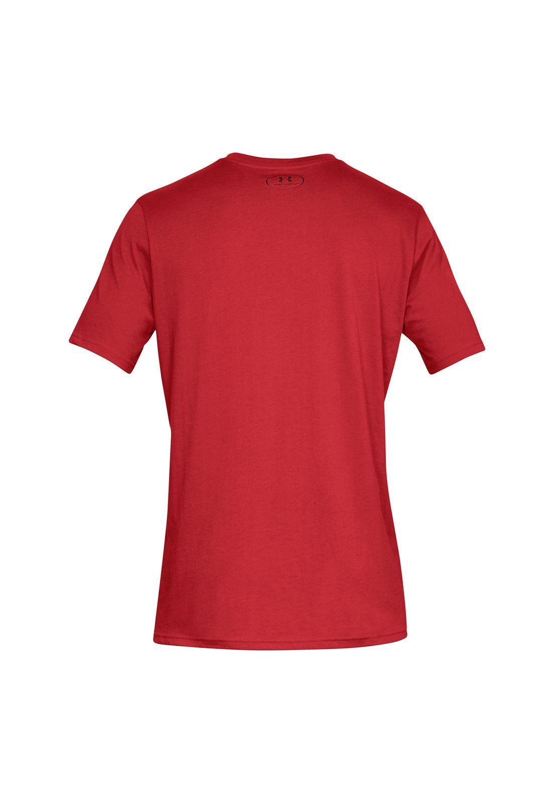 Polera M/C Hombre Ua Boxed Sportstyle Rojo-1