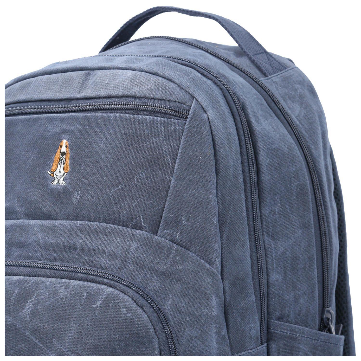 Mochila Niño Basset Backpack Azul-4